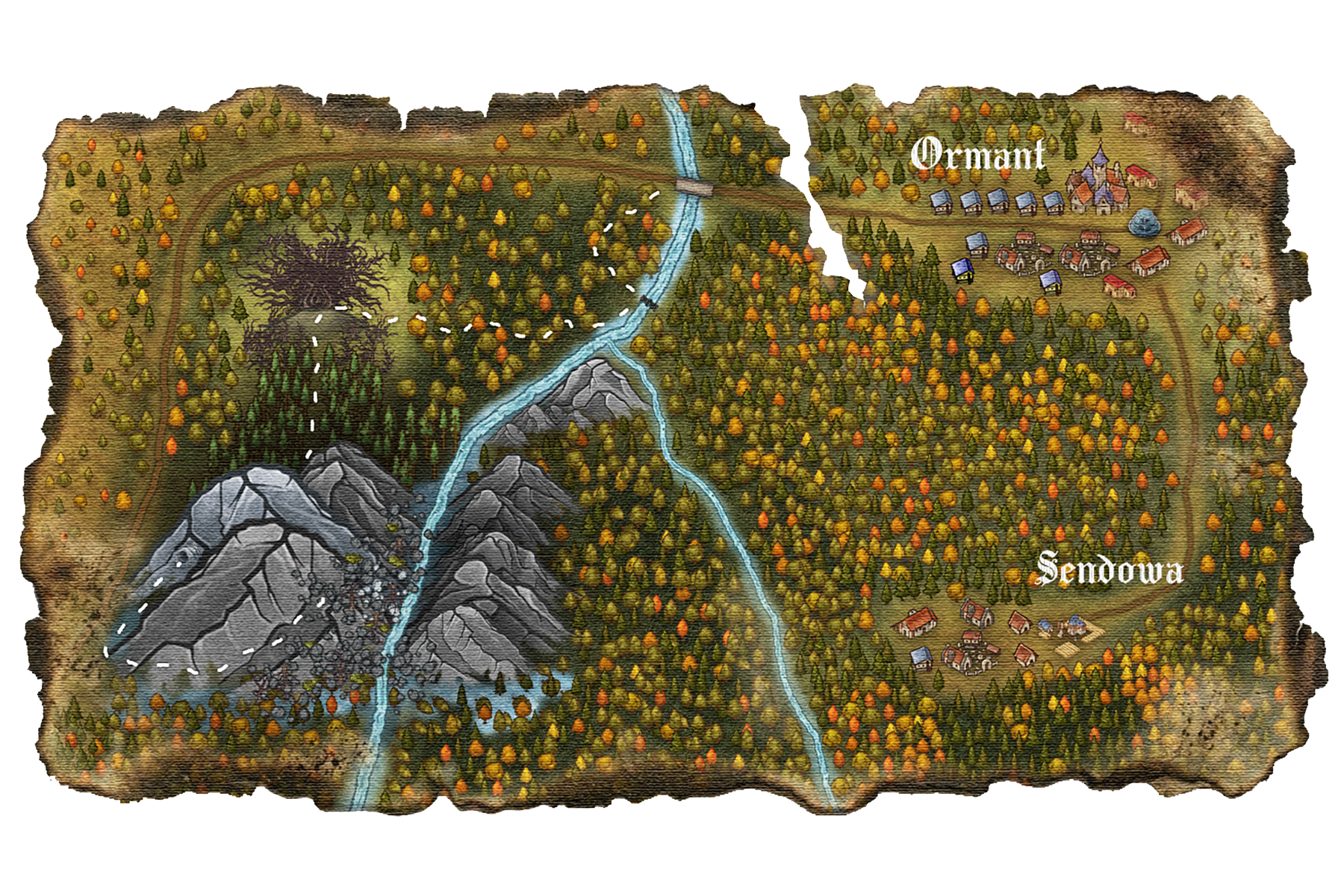 Follow the mining caves to the Ormanti or find something much more dangerous.