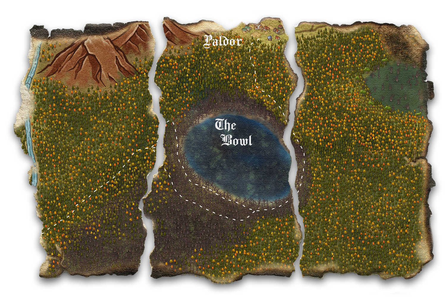 Fire follows into the Bowl as our adventurers flee to Paldor.