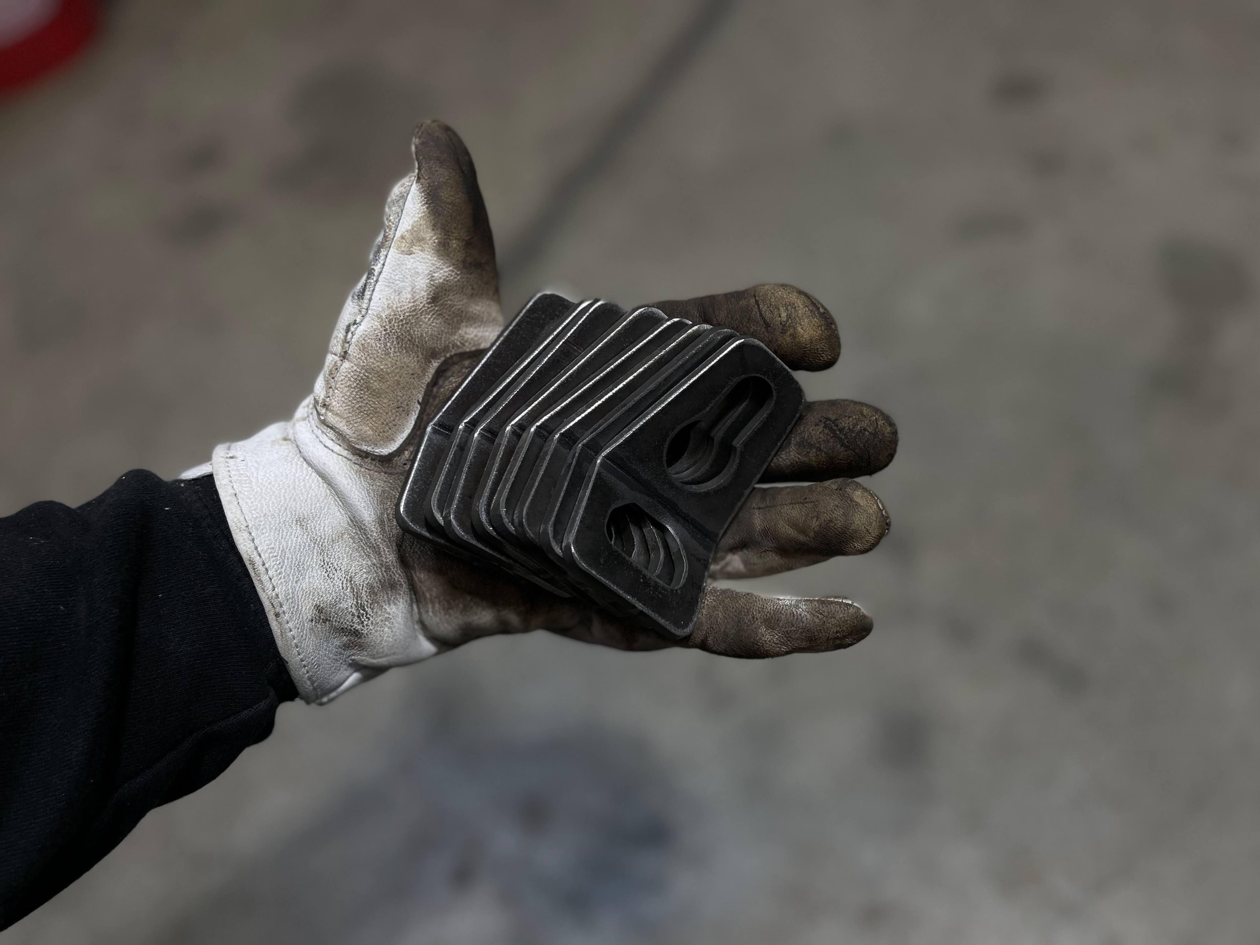 Custom tie down attachments for a side by side