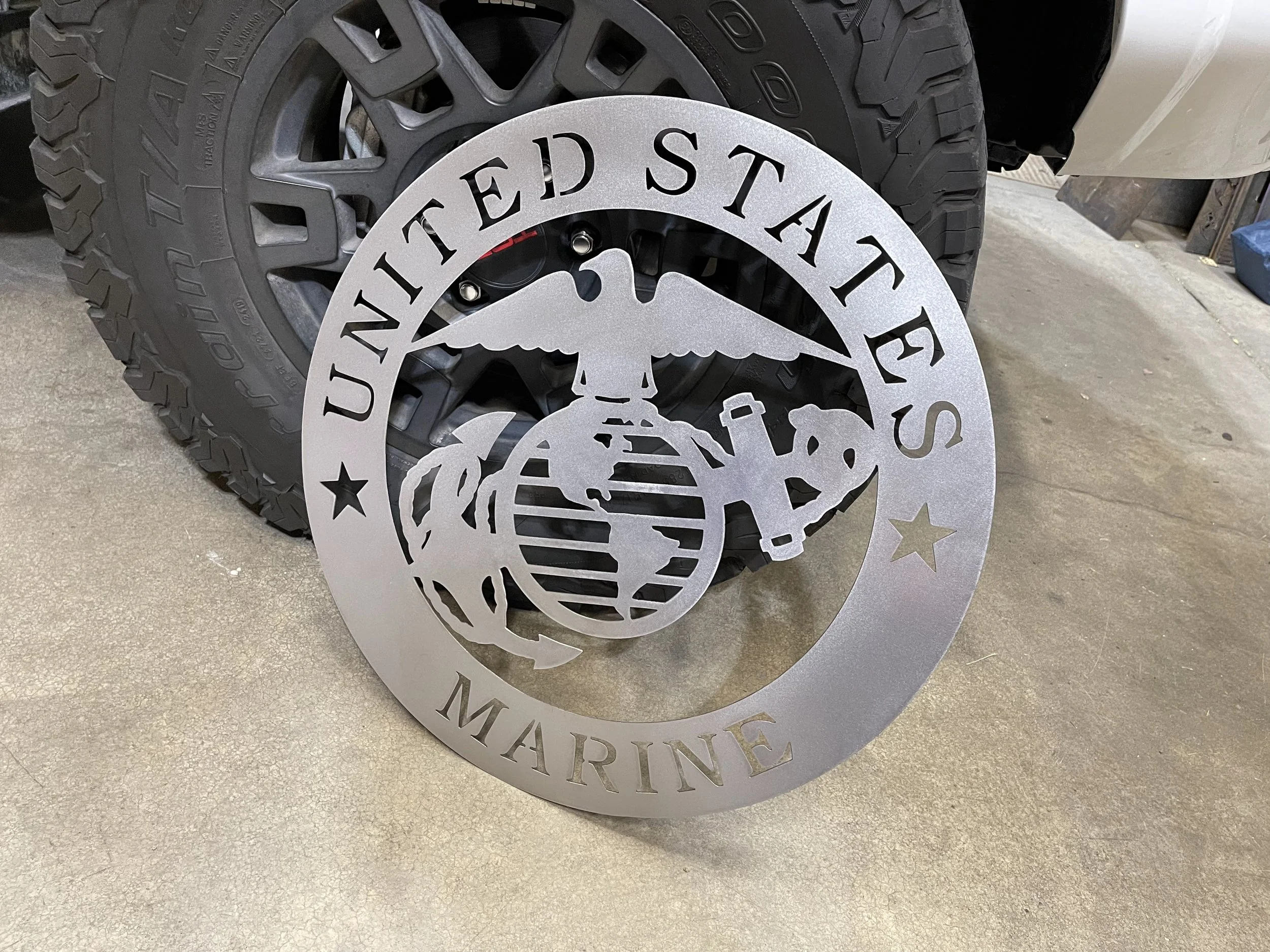United States Marine Corp. Metal Sign