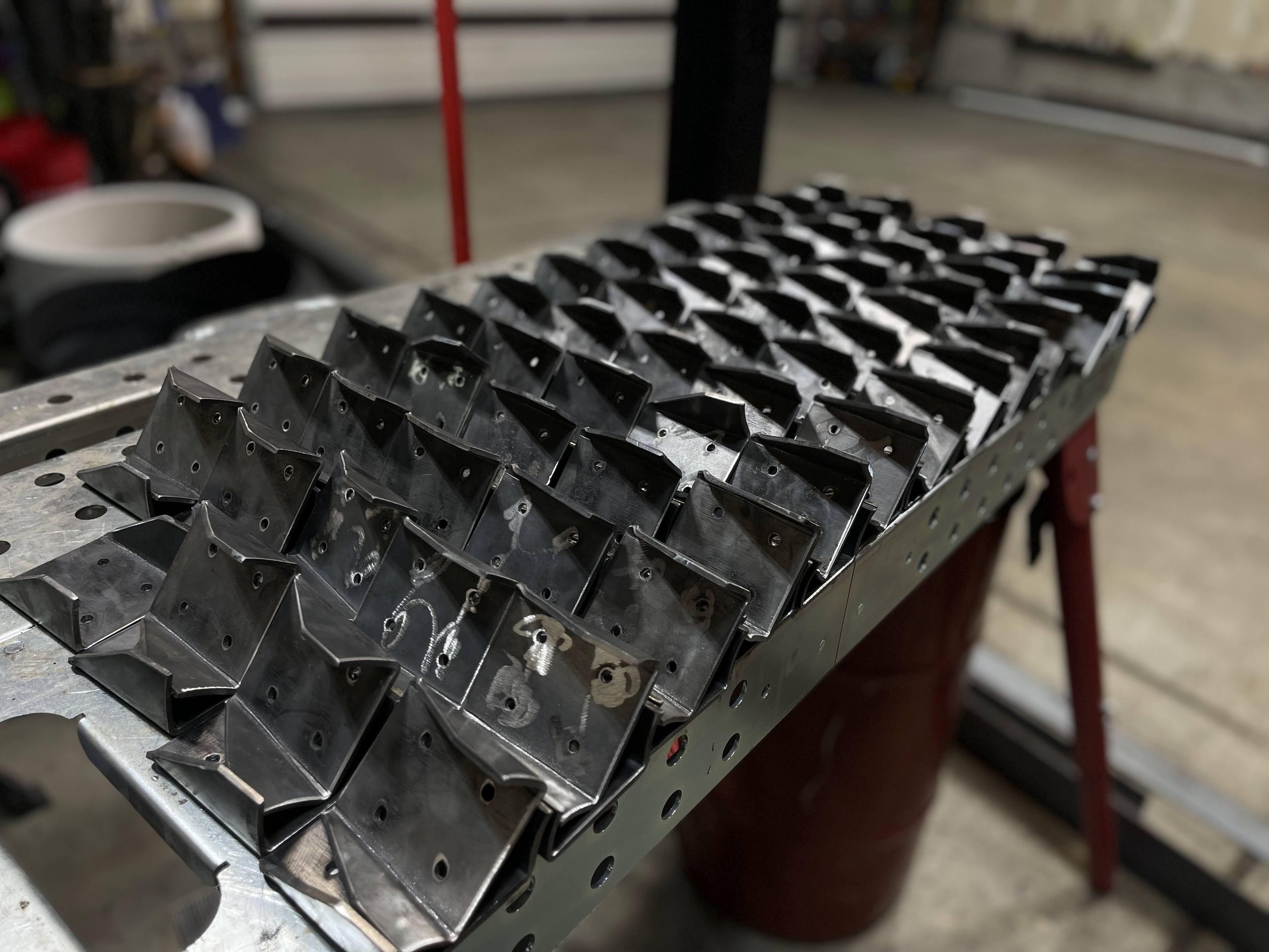 Brackets for custom pillar braces