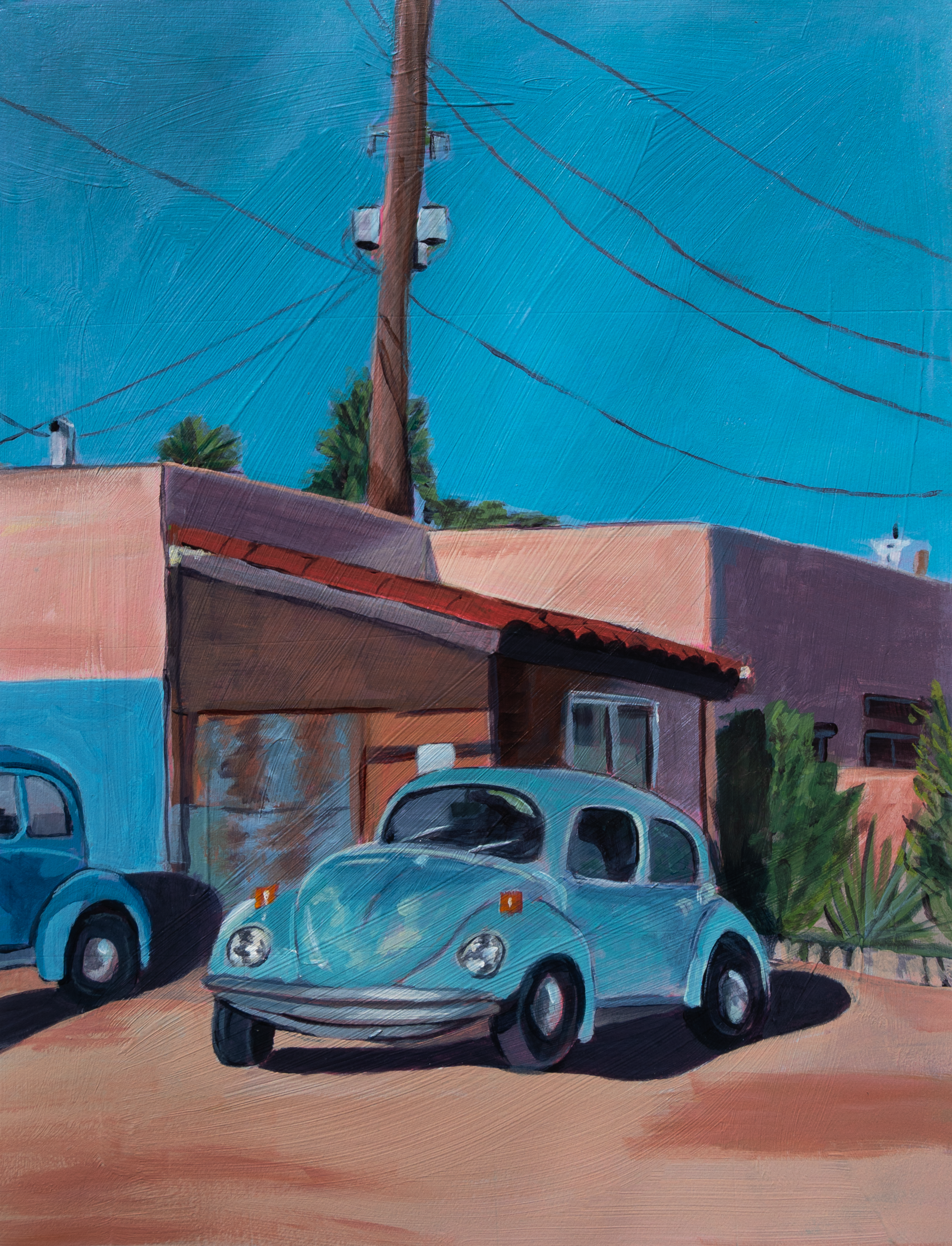 Haiku: I owe you a punch \

because this is a slug-bug. \

Plus, you deserve it. 

