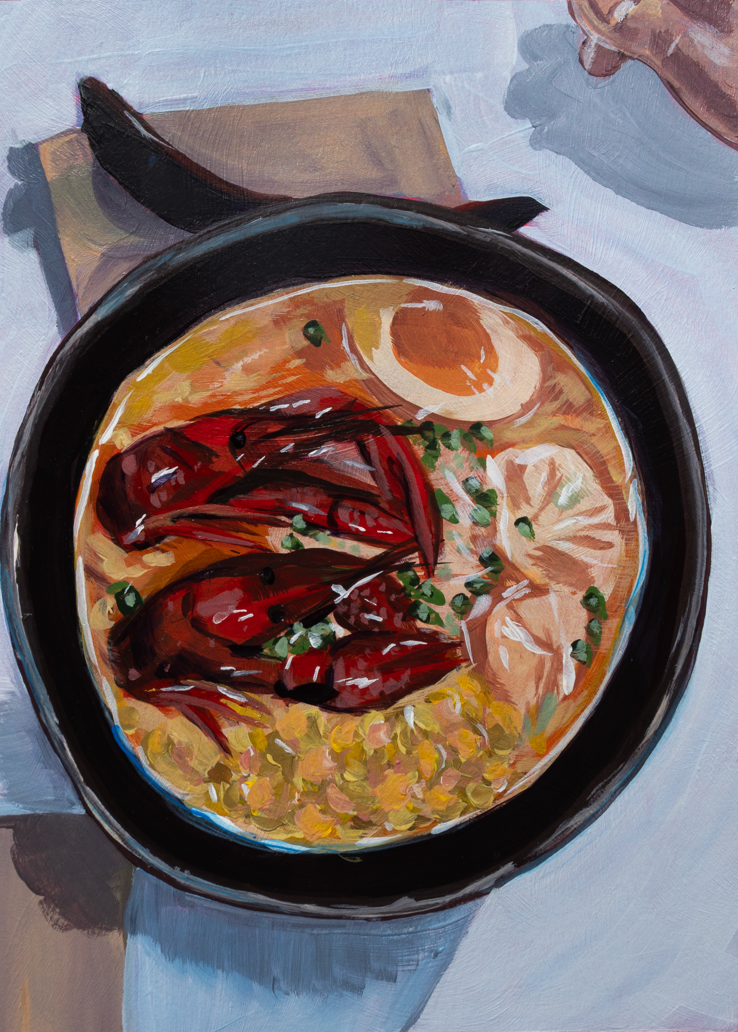 Haiku: I don’t love when food \

is overtly hard to eat \

but it sure looks cool