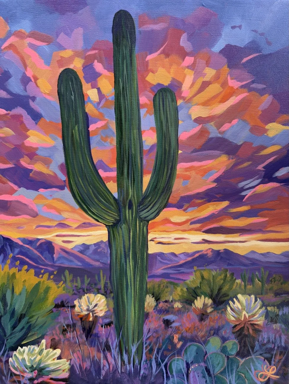 Haiku:
Sunsets are pretty \
Everywhere, always. But not \
like they are back home.