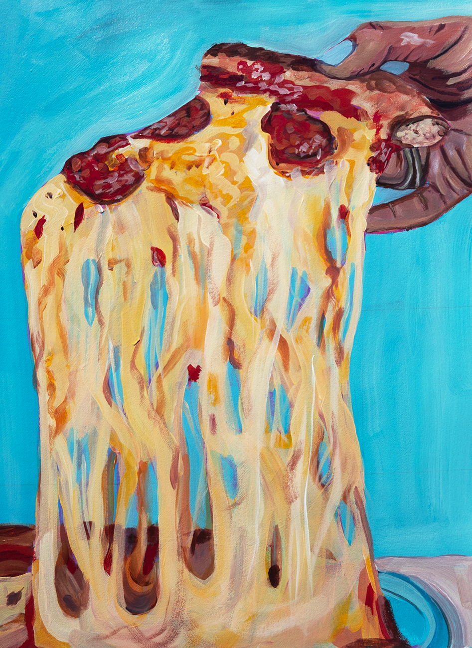Haiku: A melty pizza \
is the most appetizing \
...but the hardest to eat.