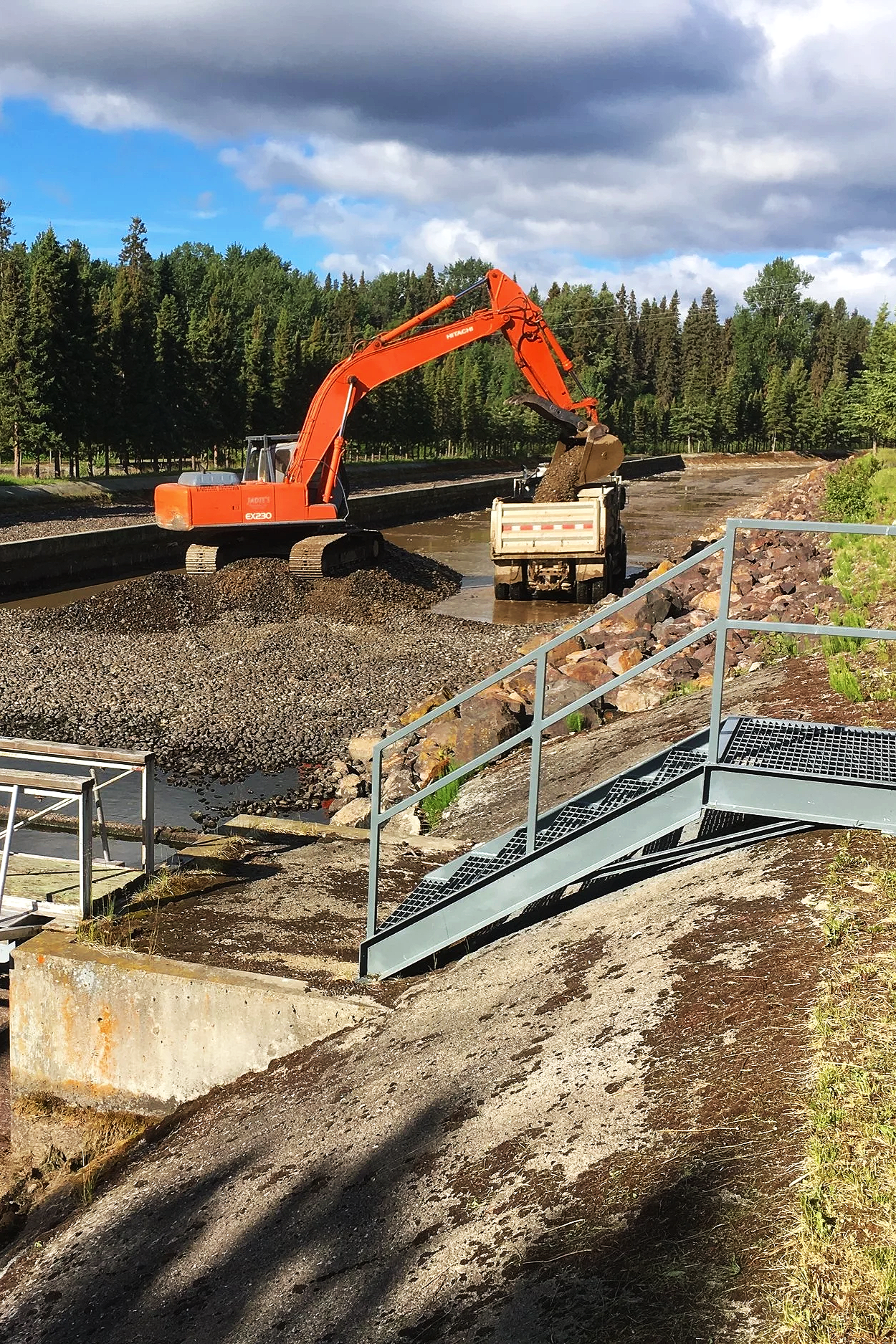 Pinkut Creek Spawning Channel