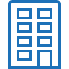 Gray building with multiple windows