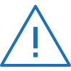 Warning triangle with exclamation mark inside