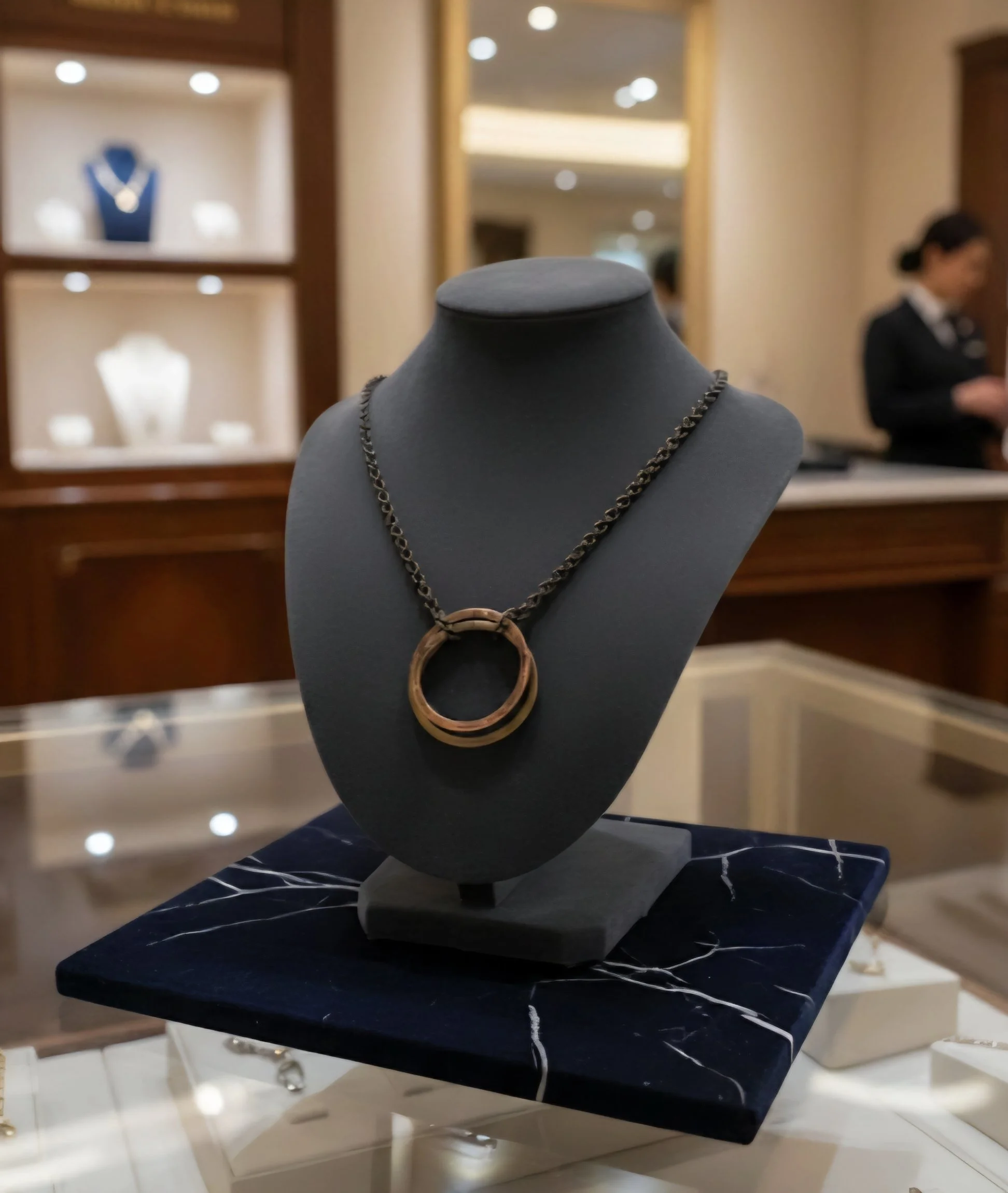 Timeless Unity Dual-Ring Necklace