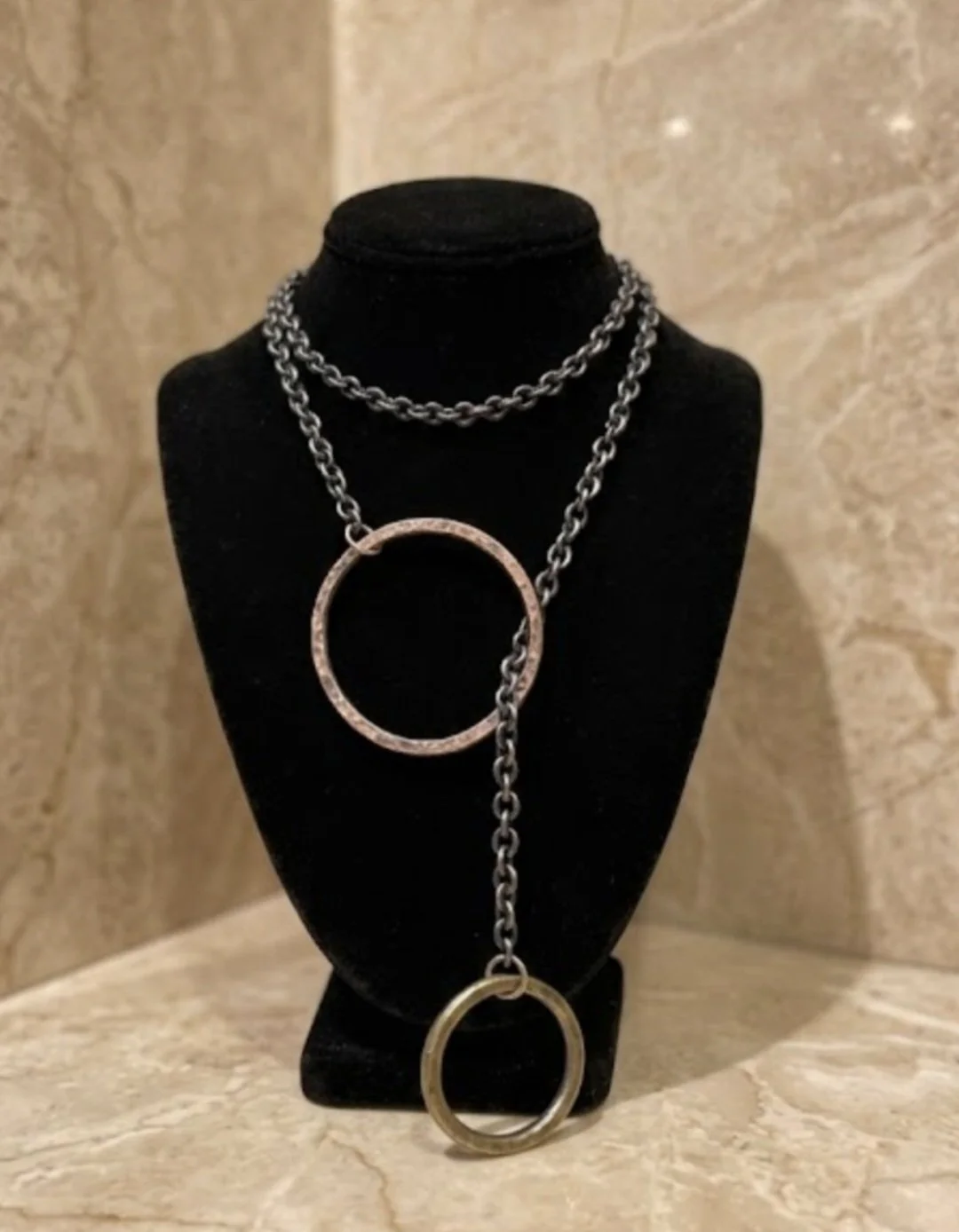 Elegance Interlinked Pendant Necklace Large