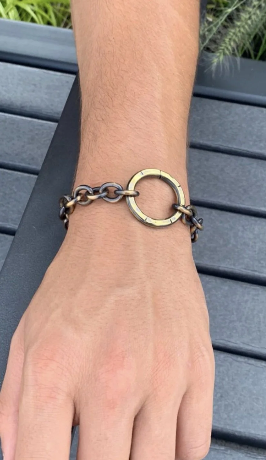 Rustic Brass Bracelet