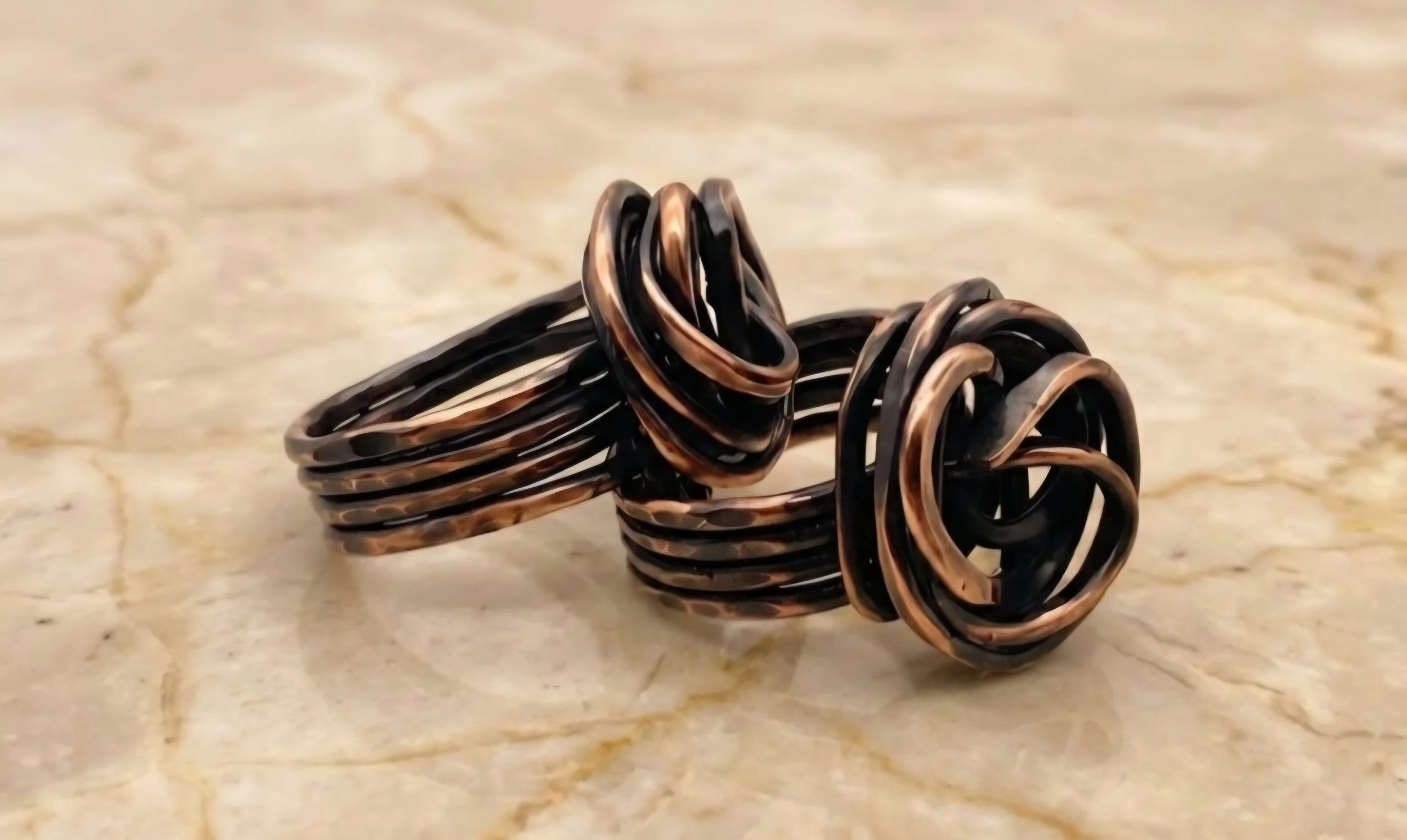 Knot Copper Ring