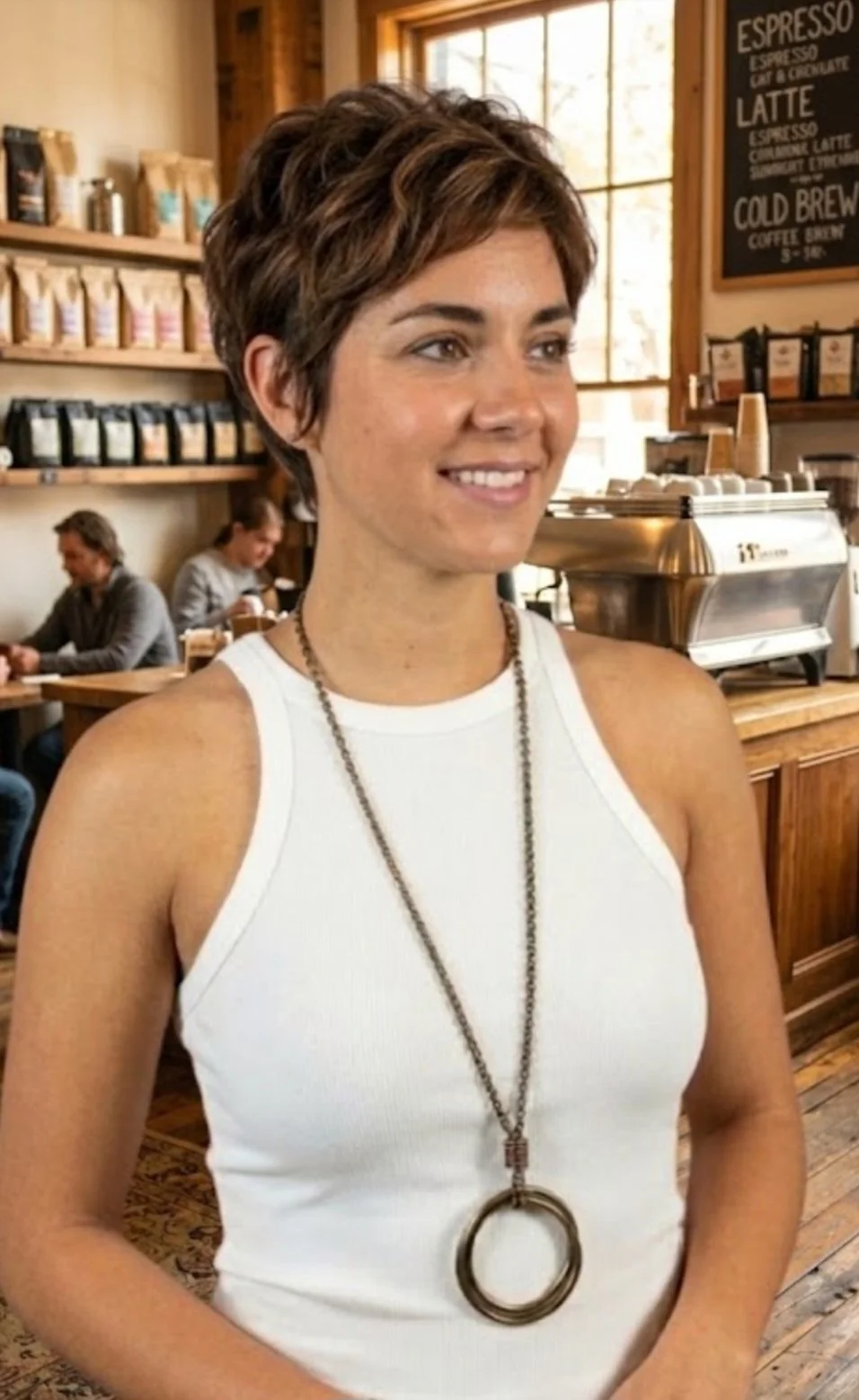 Ctyle Copper and Brass large Necklace Large size