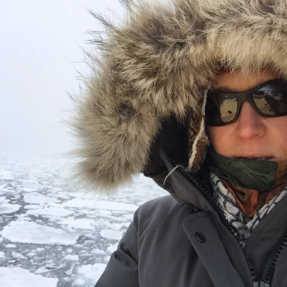 woman in arctic