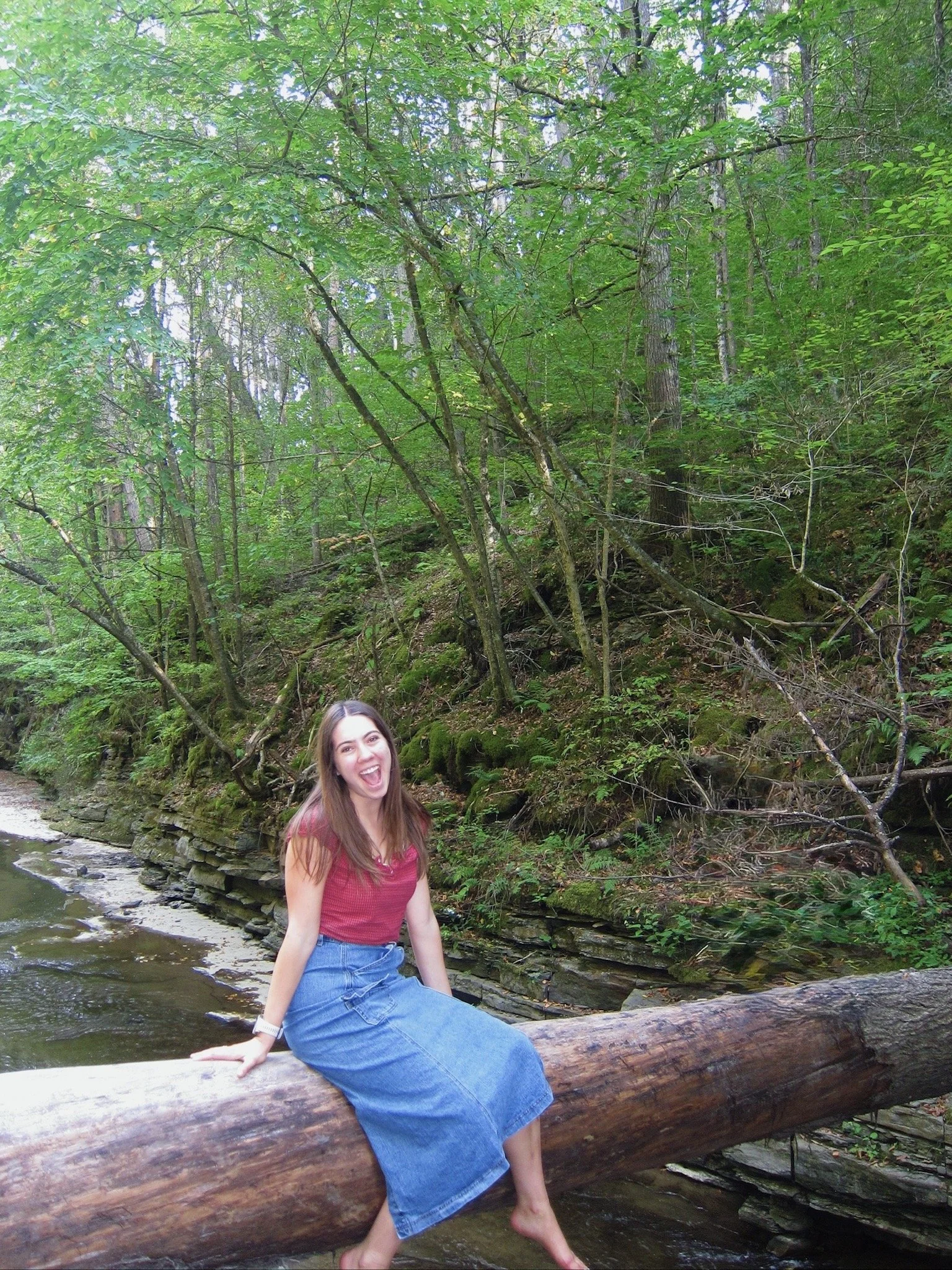 She loves upstate! 