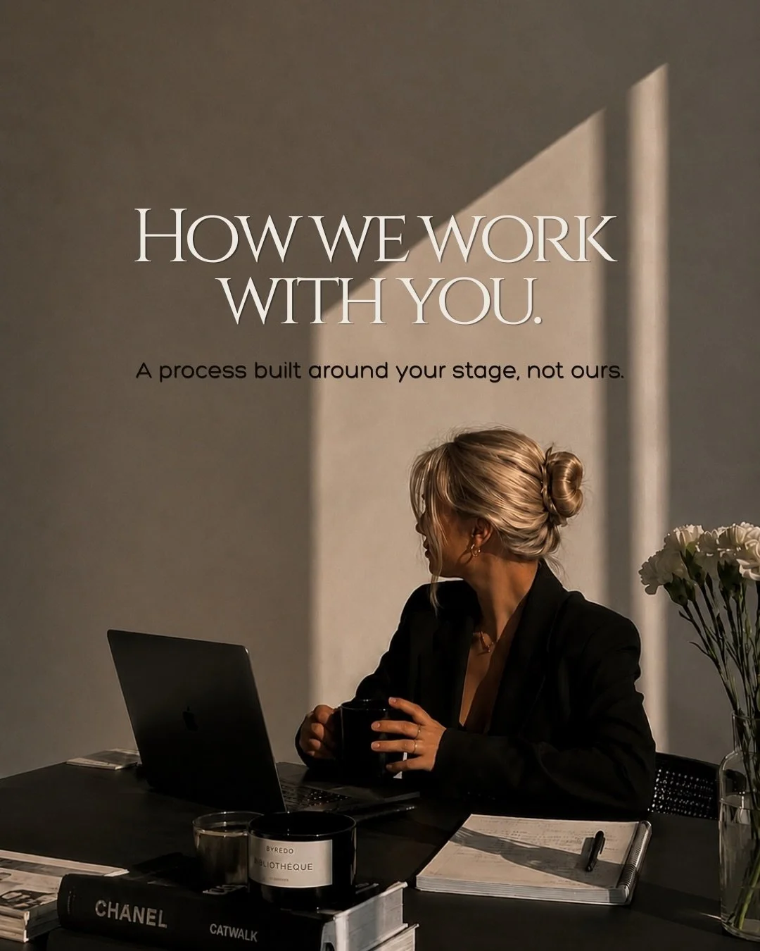 Working with us isn&rsquo;t a fixed formula. It&rsquo;s a fit.

Every brand comes to us at a different stage &mdash; some need a foundation, others need scale. So our process starts with listening to what you need.
Here&rsquo;s how it actually works.
