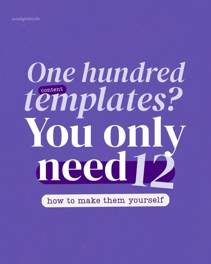 Here to tell you that you don&rsquo;t need 100 content templates to get seen and sold out on social media, even if it feels like everyone else has loads of amazing templates and you&rsquo;re just winging it every time you post 🤪

Instead, just start