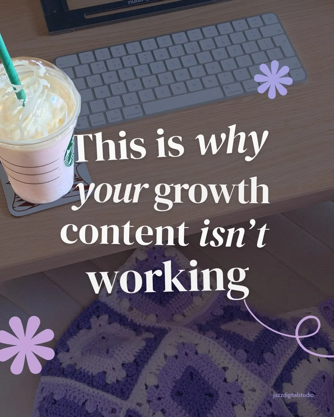 Are you posting to try and get more eyes on your business in the hopes they&rsquo;ll stick around and buy?

Here&rsquo;s a short run down on why your growth content might not be working and how to fix it 🫶🏻

And if you need a hand&hellip; book in f