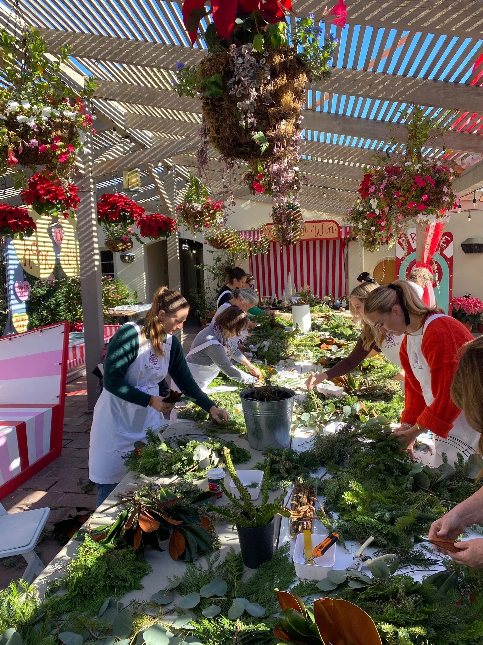 Making Holiday Wreaths
