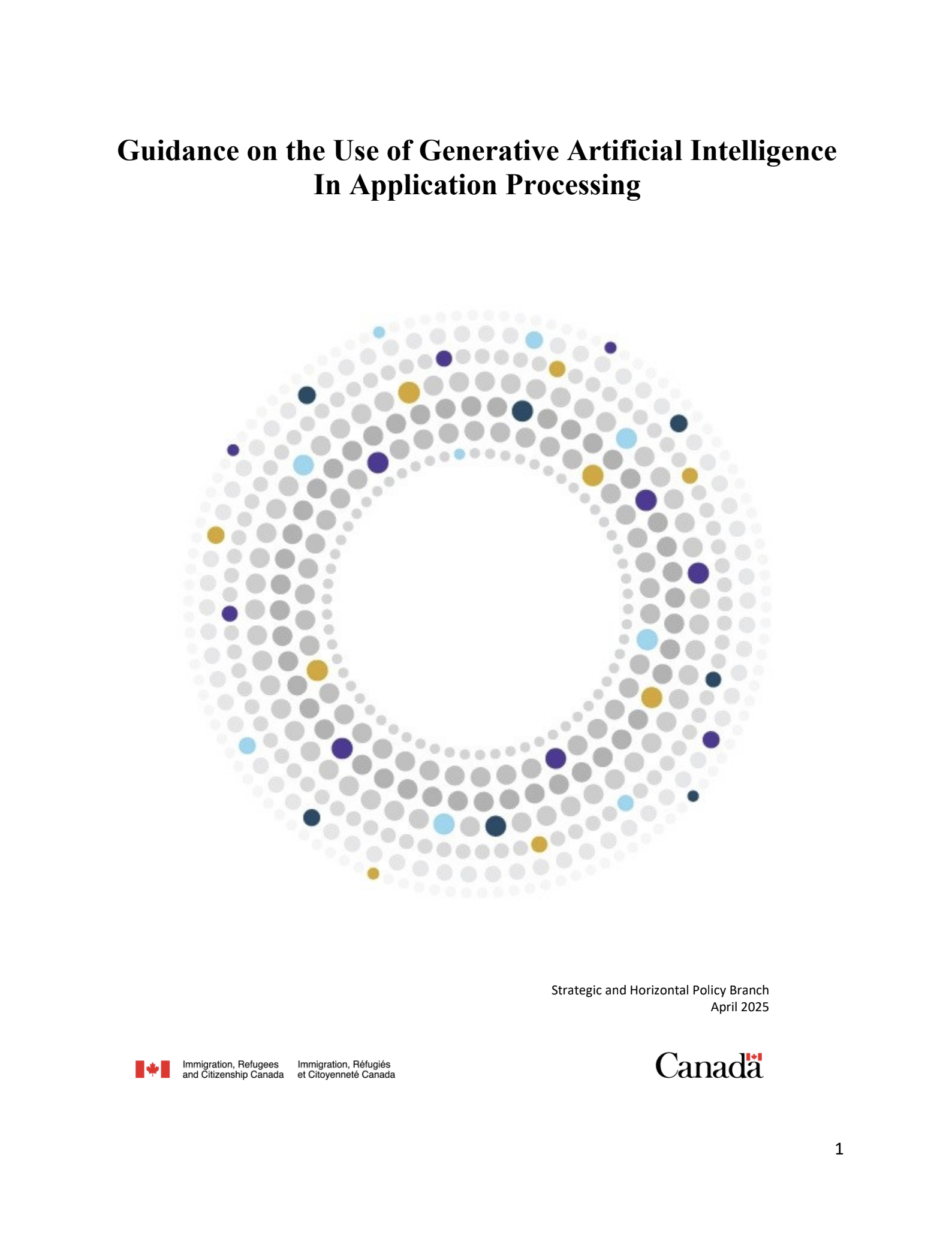 IRCC’s Guide on the Use of Generative Artificial Intelligence in Application Processing