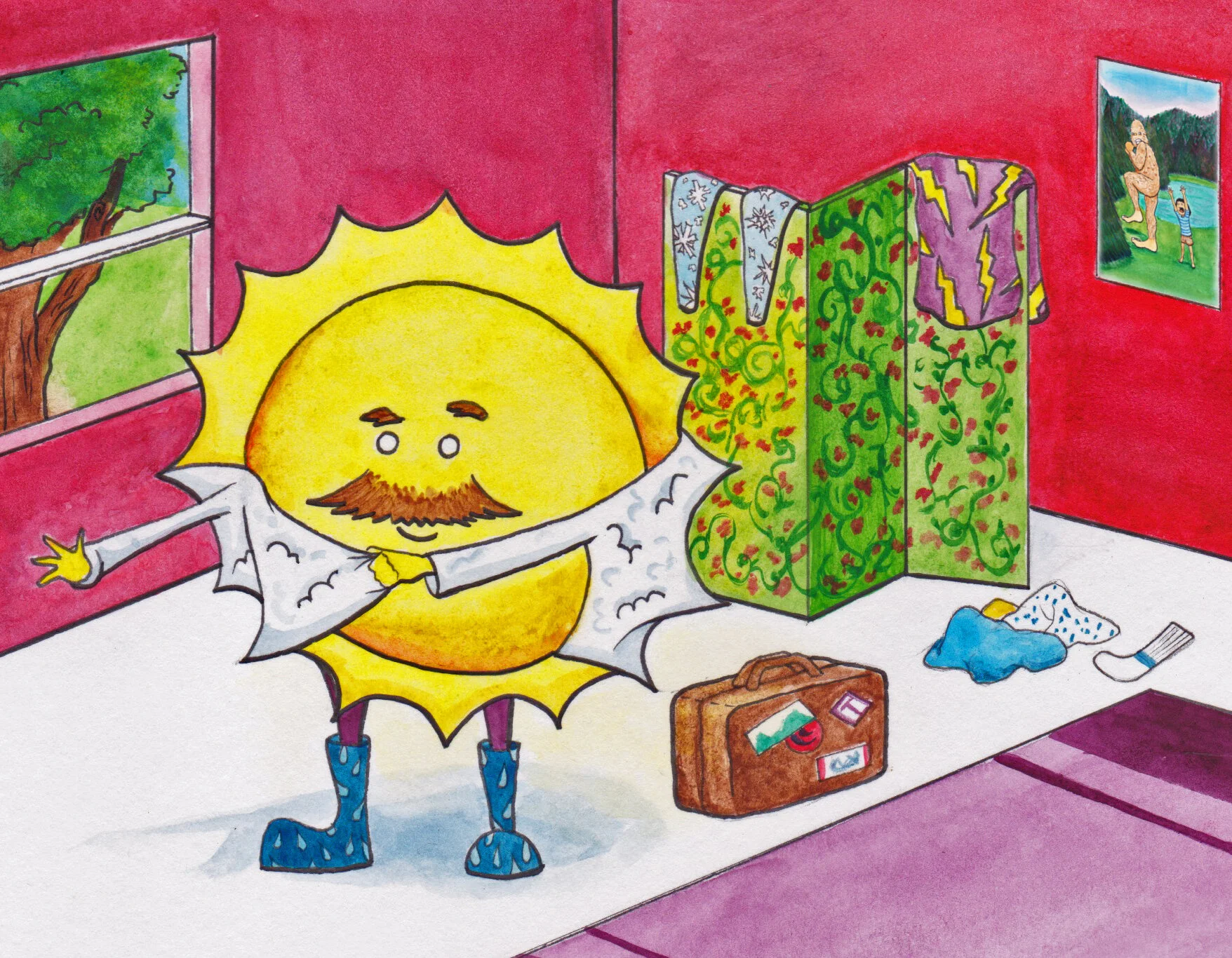  Watercolor &amp; ink, 2020 