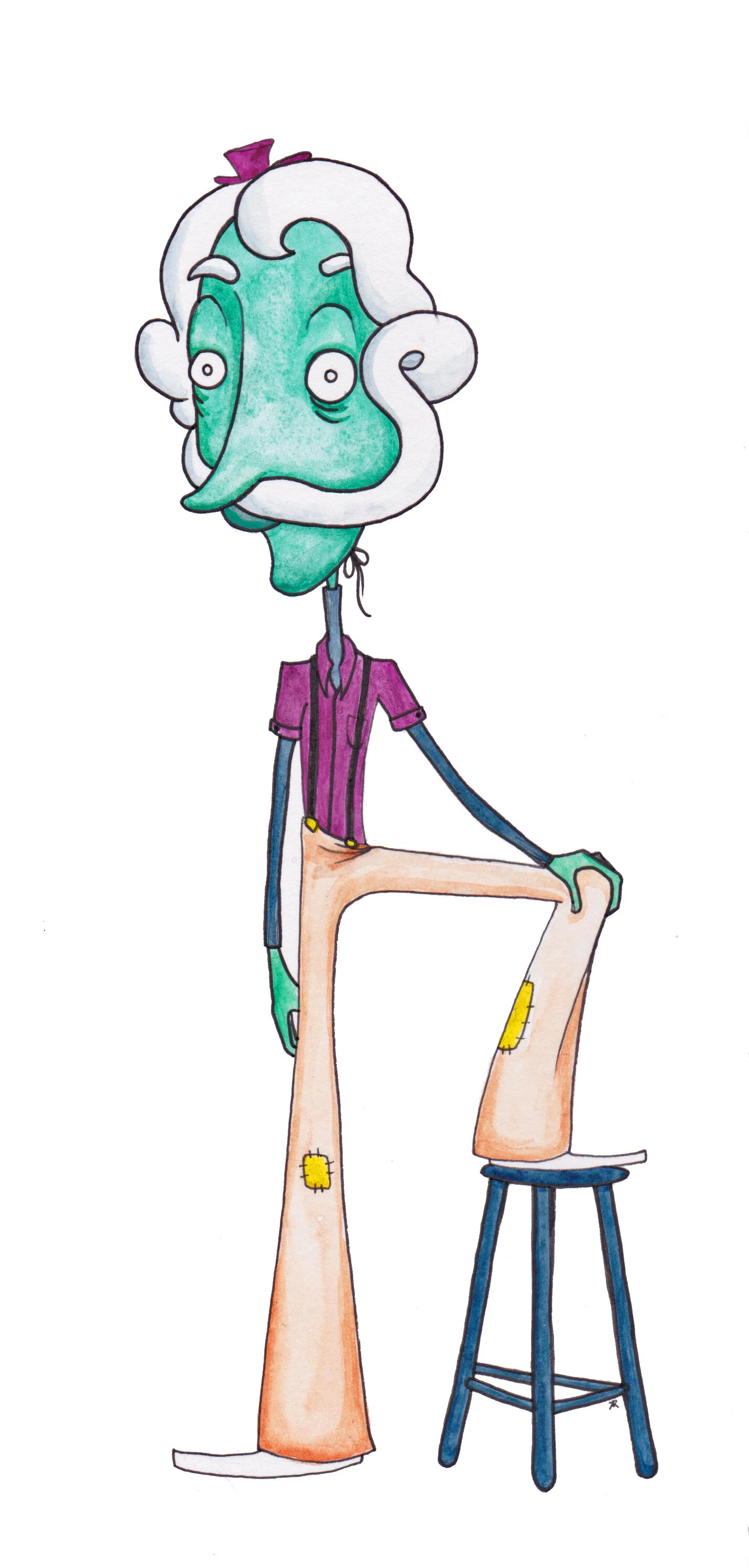  Watercolor &amp; ink, 2020 