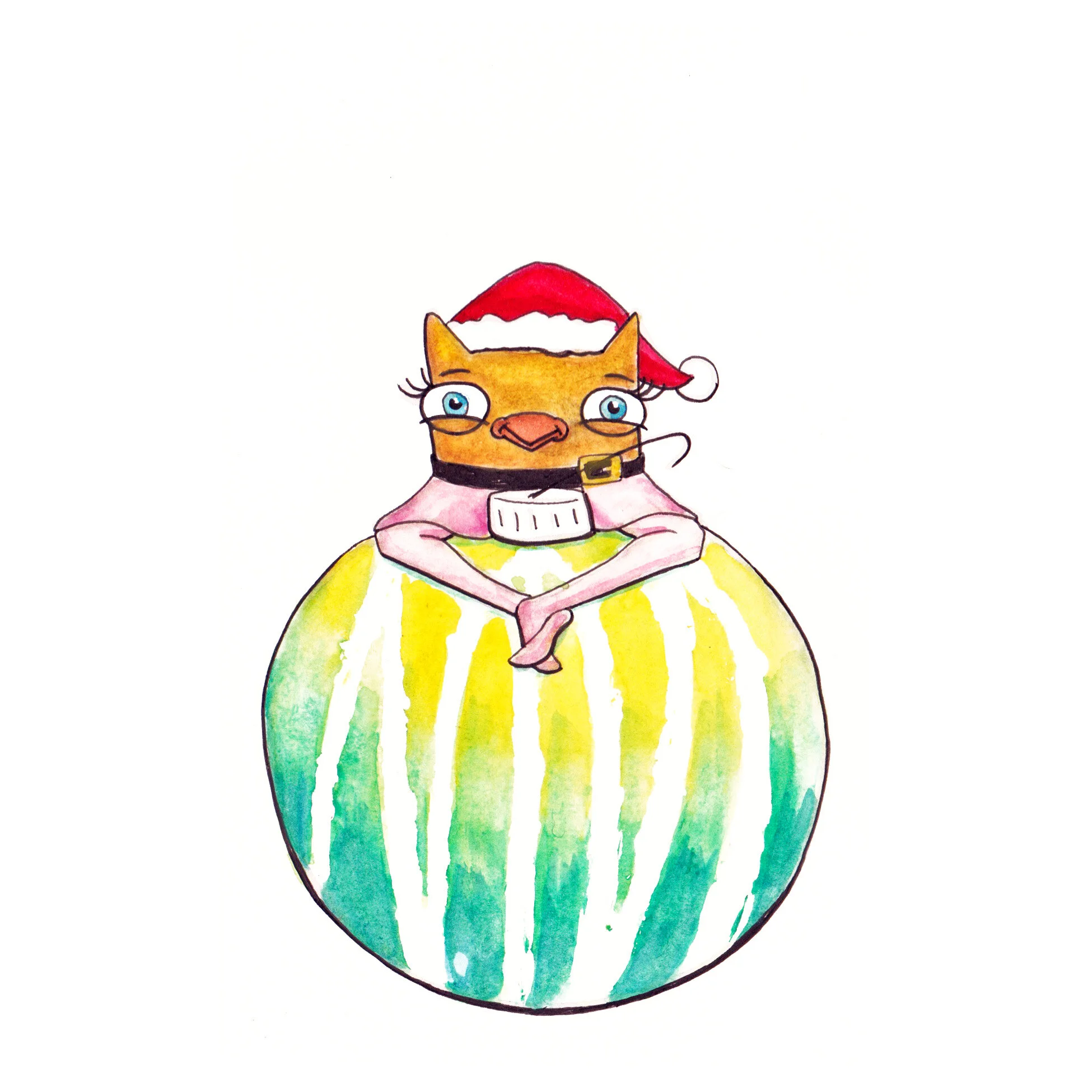  Watercolor, “12 Days of Christmas 2020 