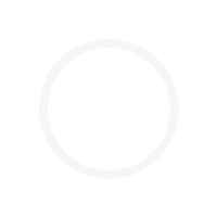 Fast forward nutrition - A white circle inside a white ring, set against a black background.