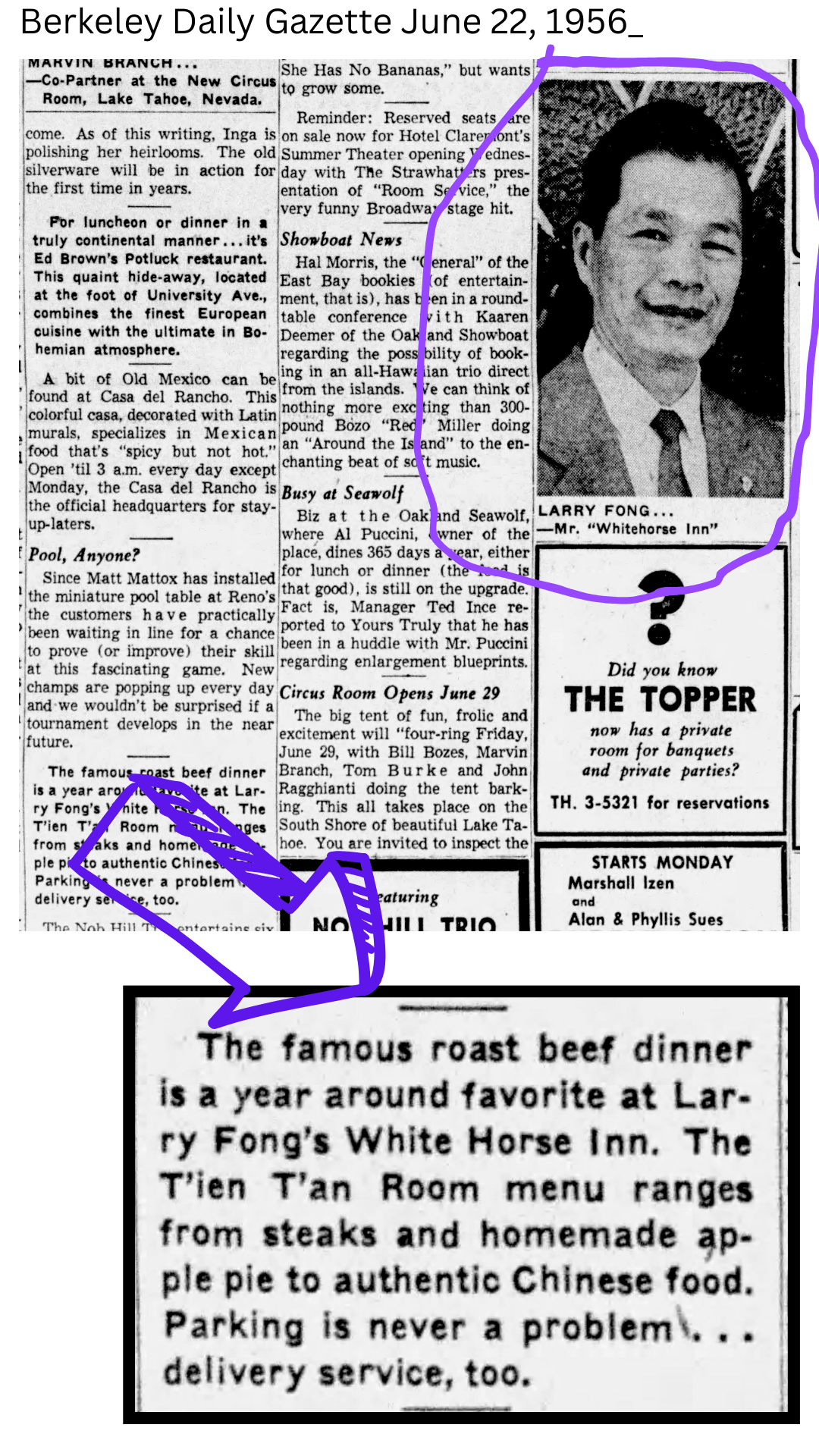 Berkeley Daily Gazette June 22, 1956