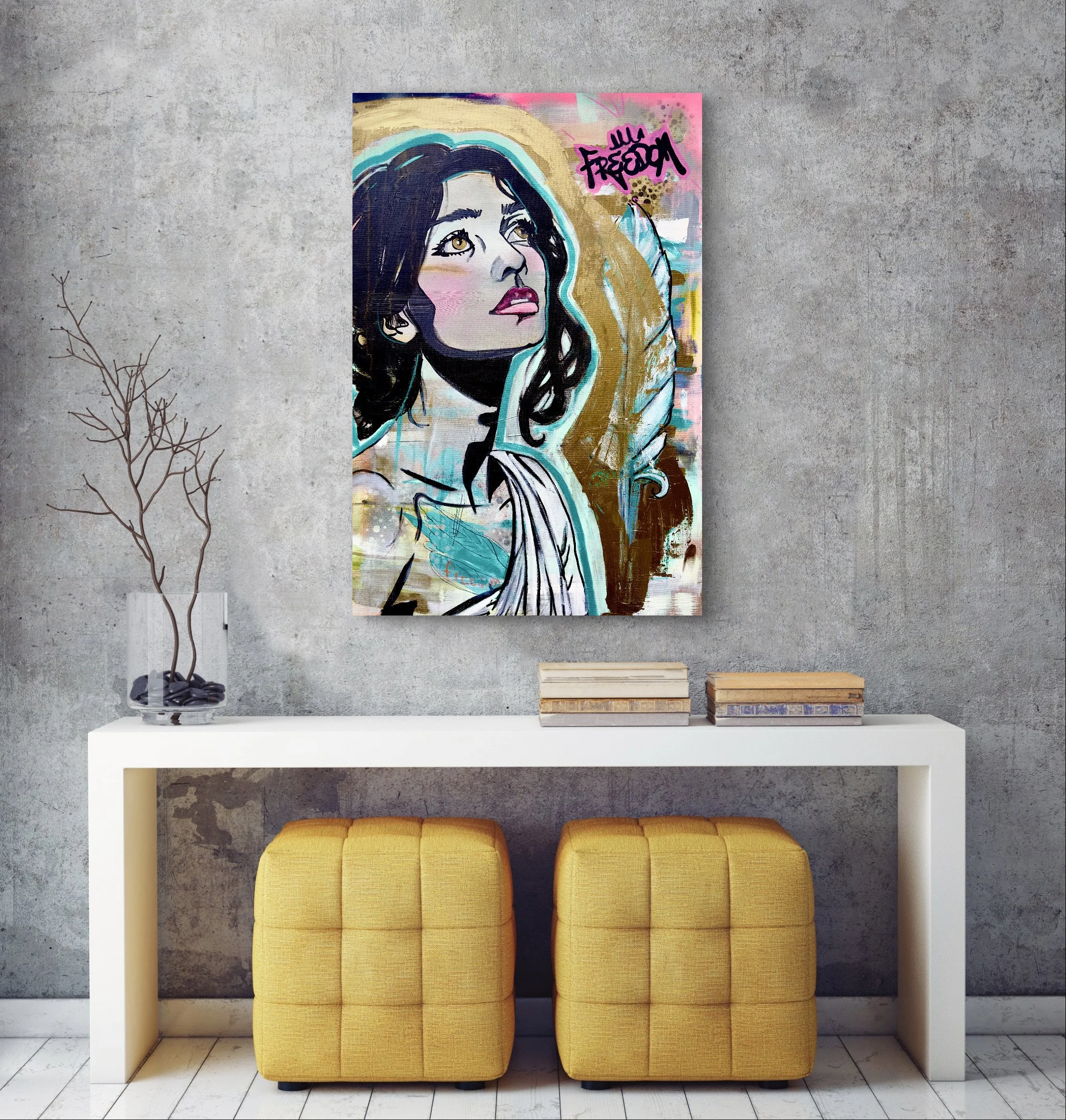 "Freedom" Original Painting on Canvas