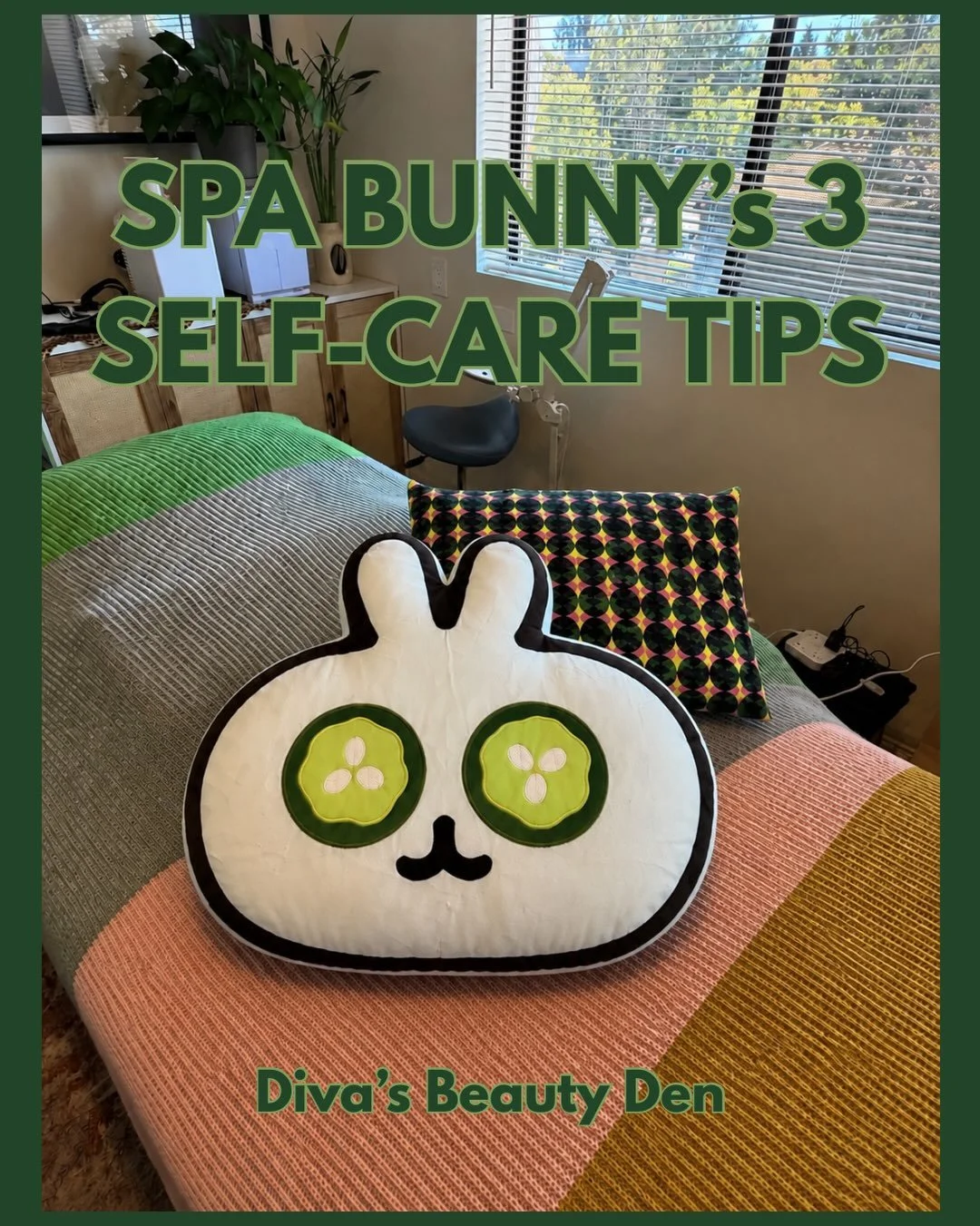 Spa Bunny has entered the chat with a few self-care reminders 🐰✨

Self-care doesn&rsquo;t always have to mean a full spa day. Sometimes it&rsquo;s the little things you do consistently that make the biggest difference.

💧 Hydrate your body + your s