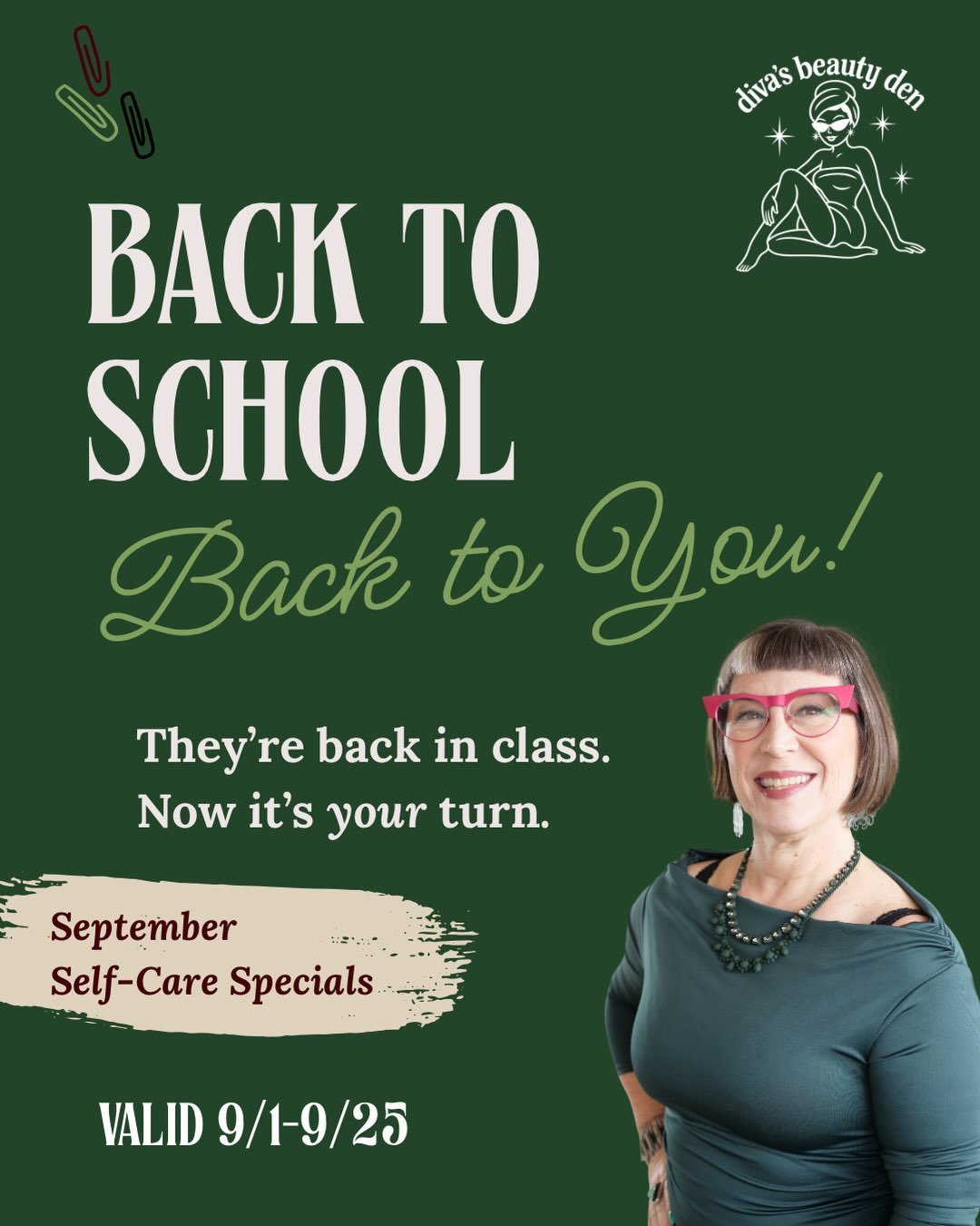 They&rsquo;re back to school&hellip; and now it&rsquo;s time to get back to YOU. 💚✨

September is the perfect excuse to put a little time back on your own calendar. Whether your skin needs a post-summer refresh, you&rsquo;ve been wanting to try Body