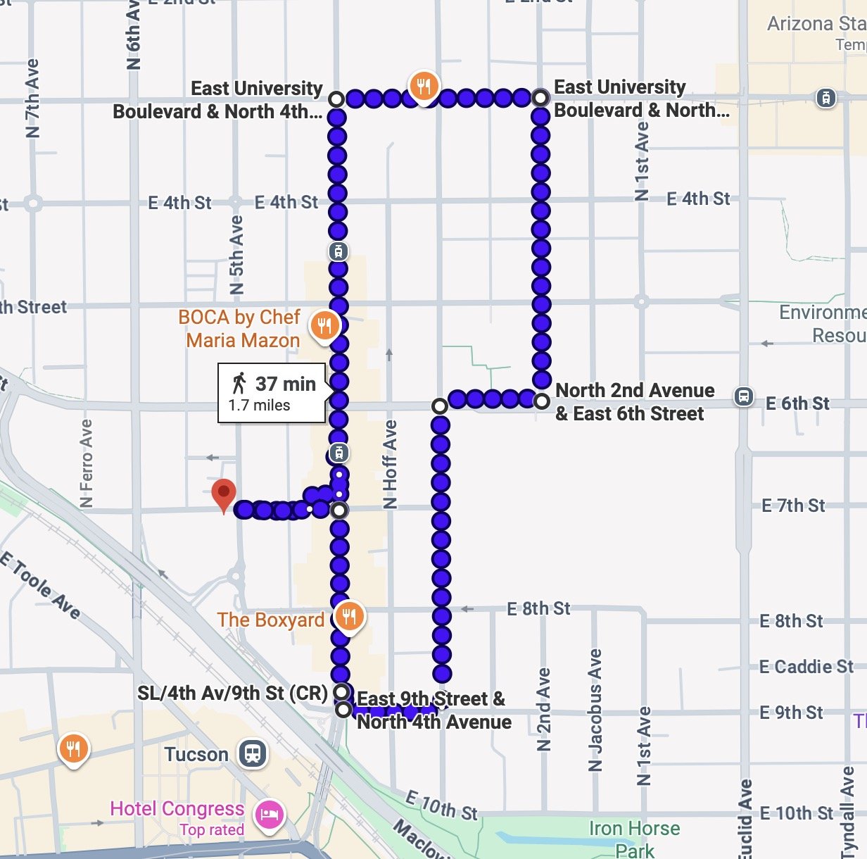 Corbett's 4th Ave Routes