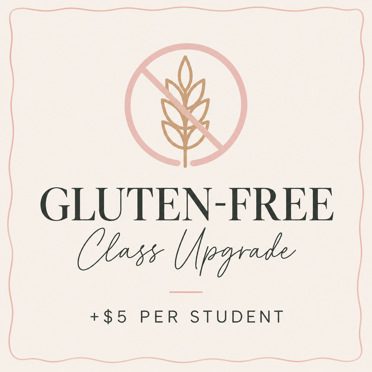 Class Gluten-free Cookie Upgrade