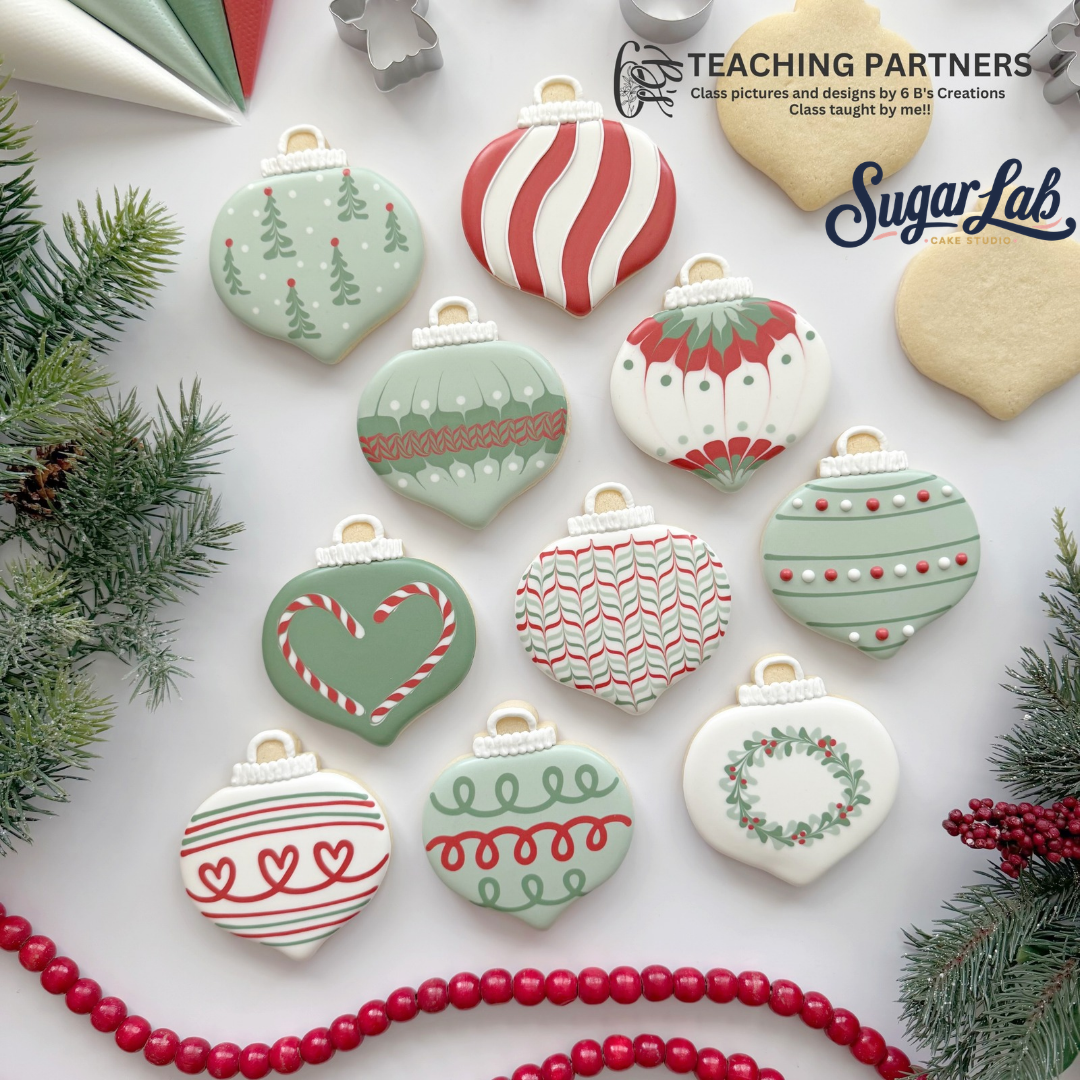 Ornament Cookie Decorating Class - Wednesday December 9 6-8 pm