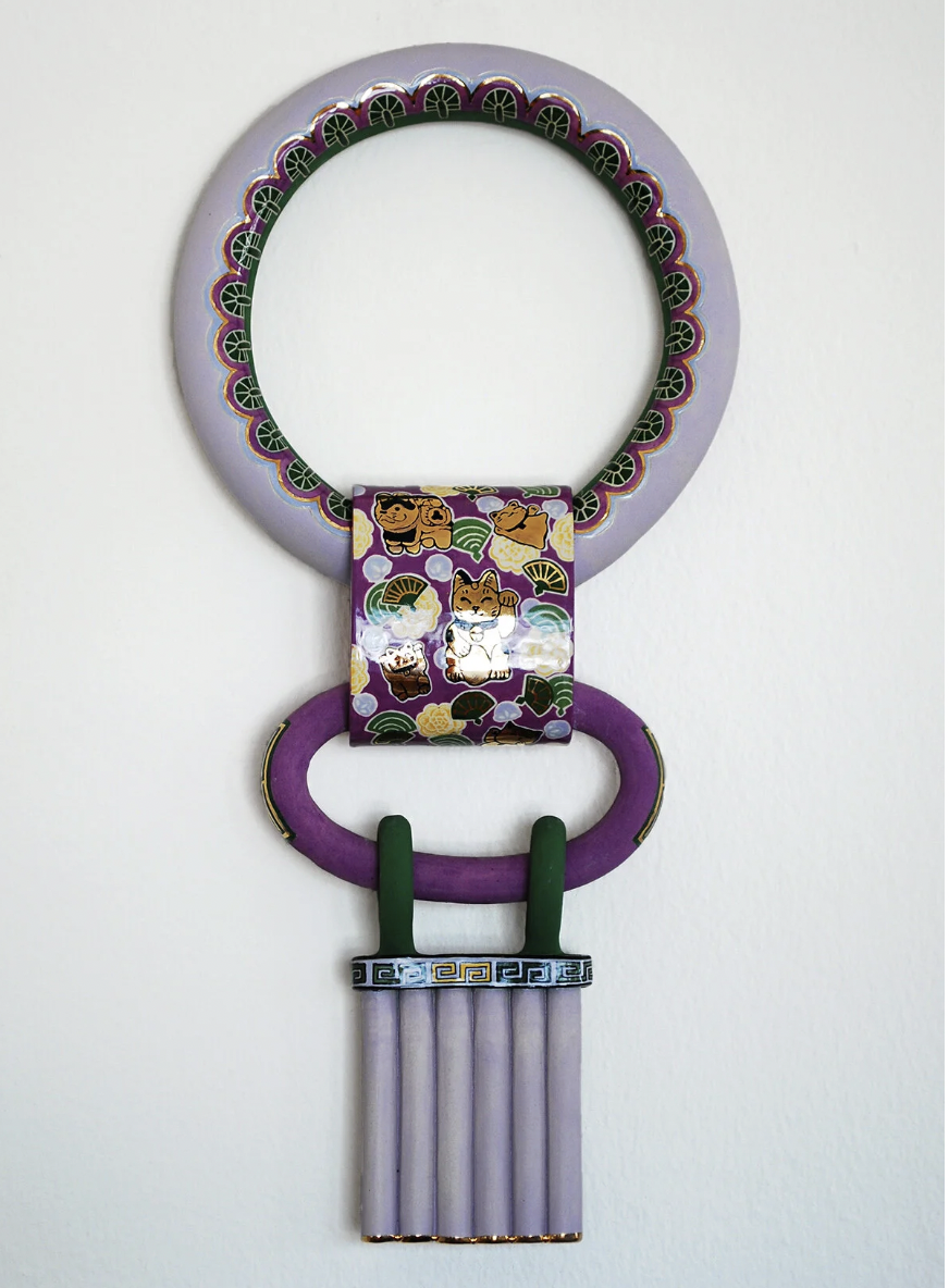 19" x 9" x 2.5
ceramic, underglaze, glaze, luster