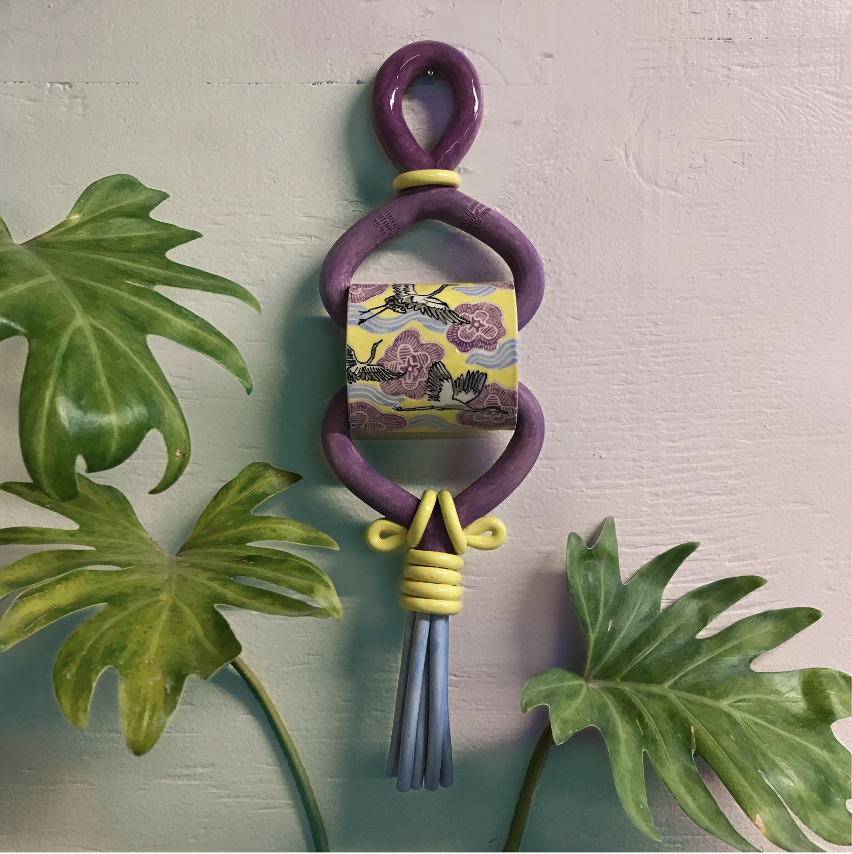 9" x 4" x 2.5
ceramic, underglaze, glaze