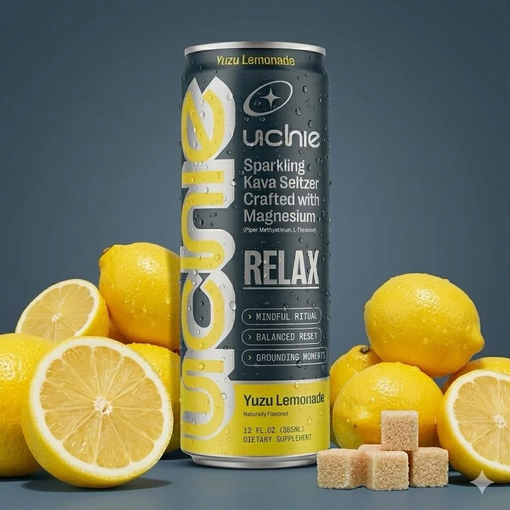 Say hello to Yuzu Lemonade Relax 🍋

A sparkling kava seltzer crafted with magnesium for your new unwind ritual.

Citrus-forward refreshment with a smooth, balanced finish.

Who&rsquo;s trying this first? 👇

#drinkuchie #fuelyourflow #kava #alcoholf