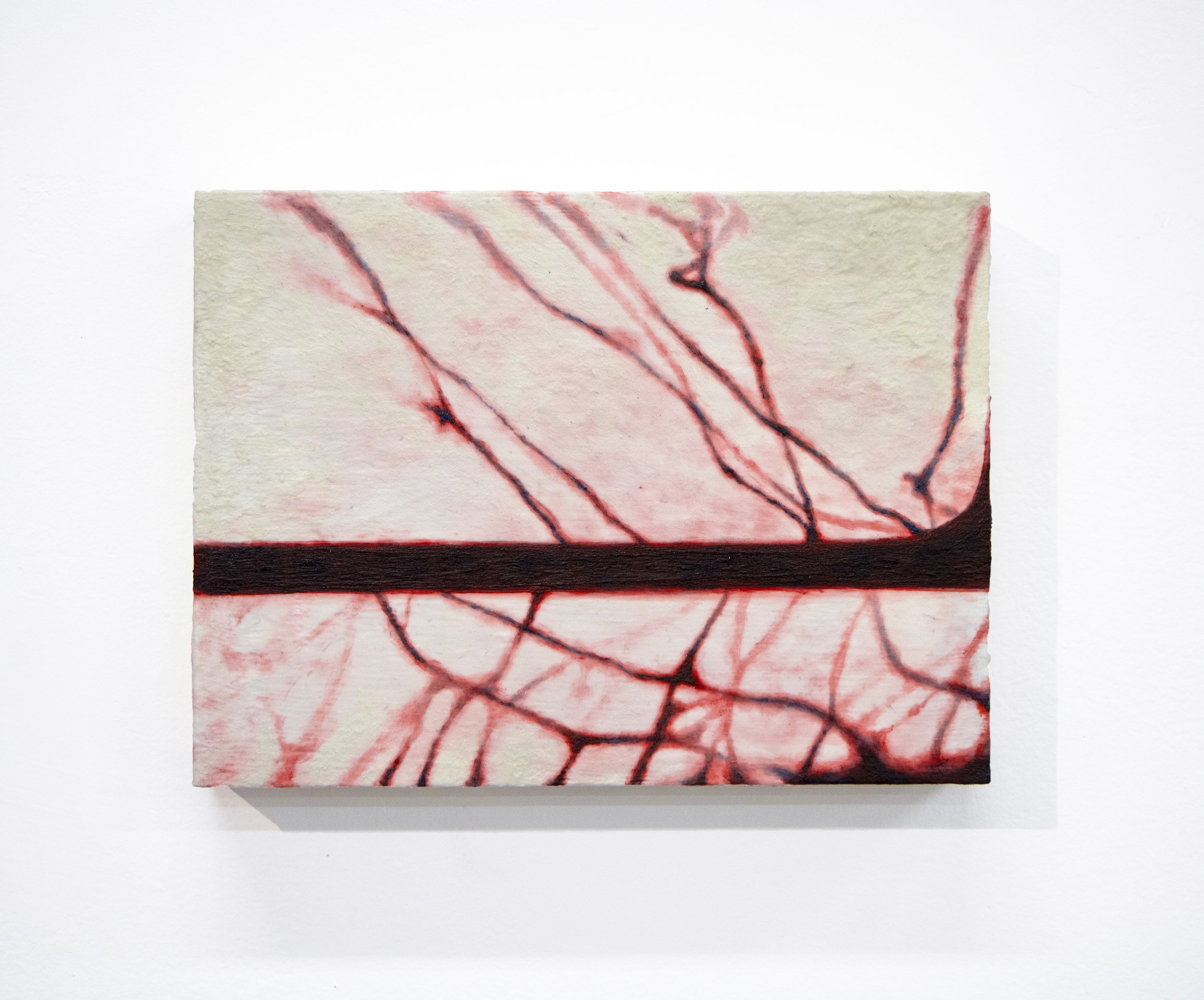 Hazal Özgür
A cracked door branches out, 2026
Acrylic on Canvas
12 x 9 in