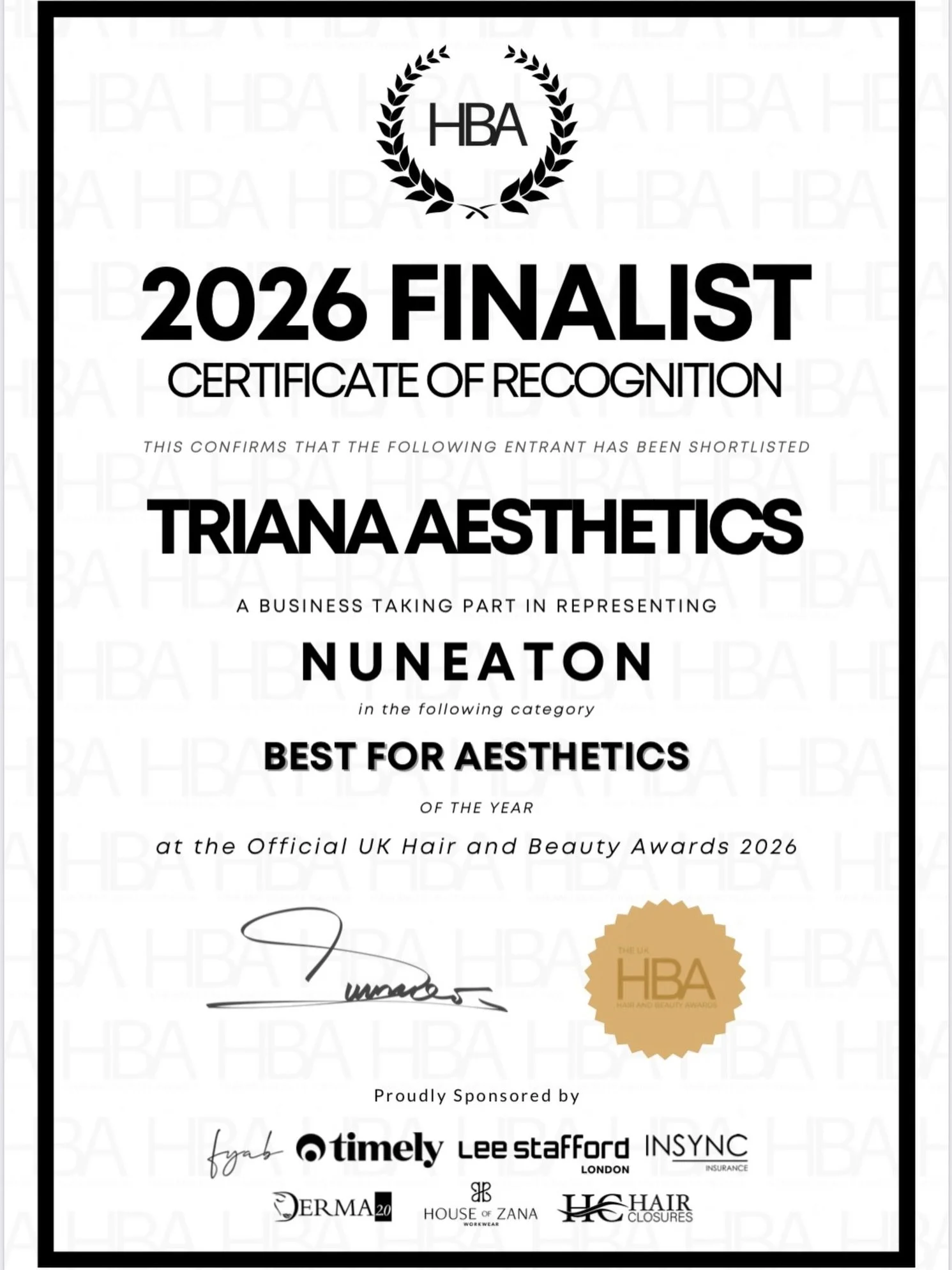 Recognized as a 2026 Finalist for &ldquo;Best for Aesthetics.&rdquo; 🥂

A great milestone for the clinic and a reflection of our commitment to skin-first, results-driven aesthetics.