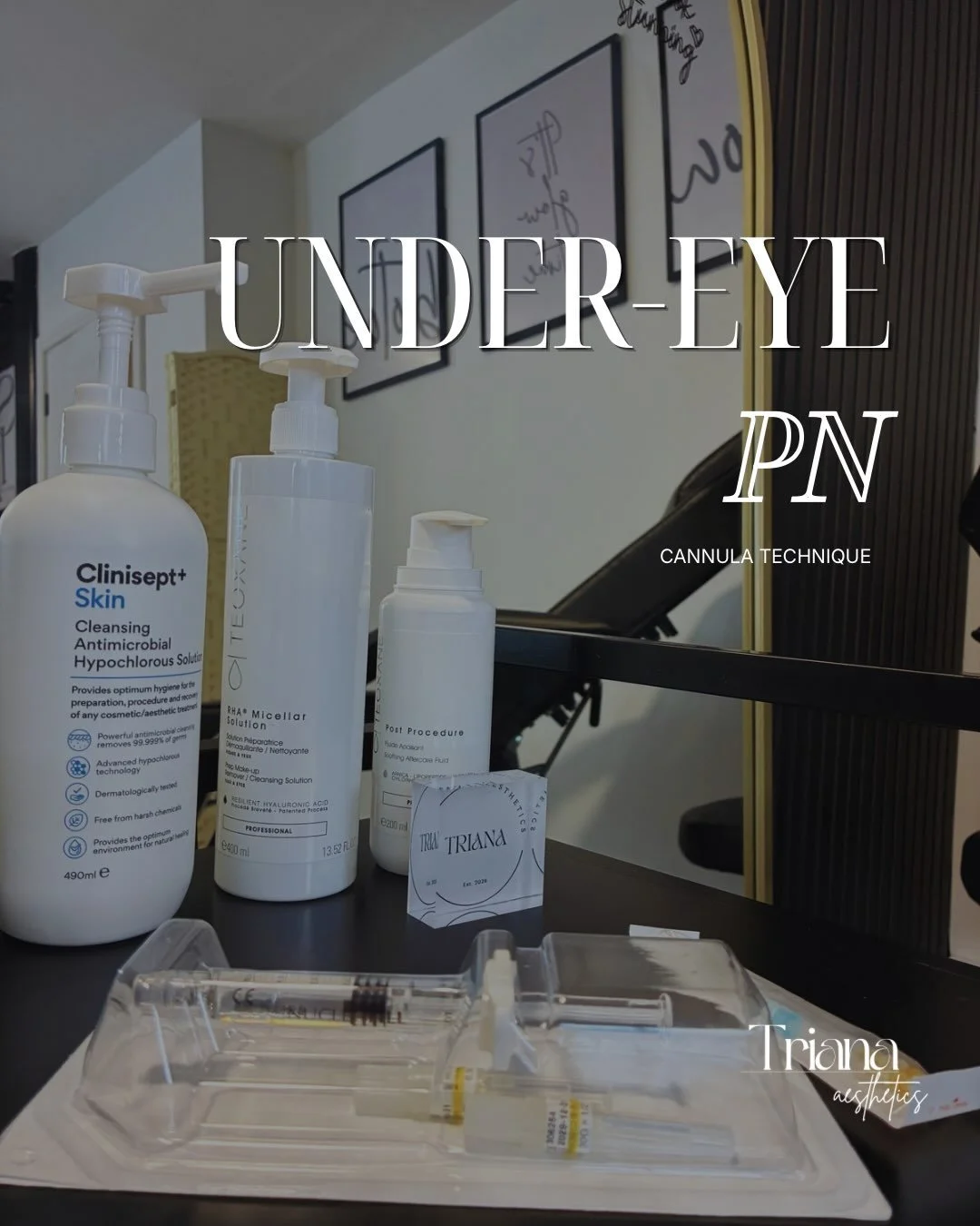Starting of the day with some Under-Eye rejuvenation planning.

Course of 3 under-eye PN to brighten dark circles and some line management to create a more youthful look ☺️

In clinic I use an advanced cannula technique because I feel that you get be