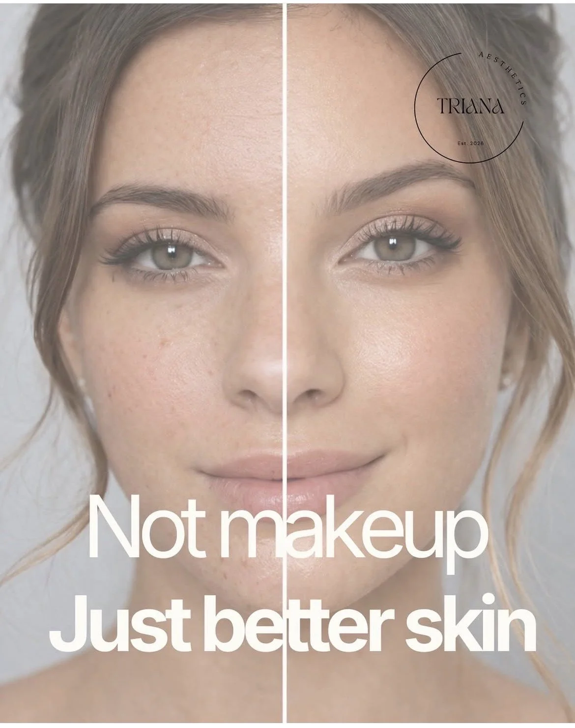 Natural skin rejuvenation results by Triana Aesthetics. Before and after aesthetic skin treatments for a glow that needs no makeup