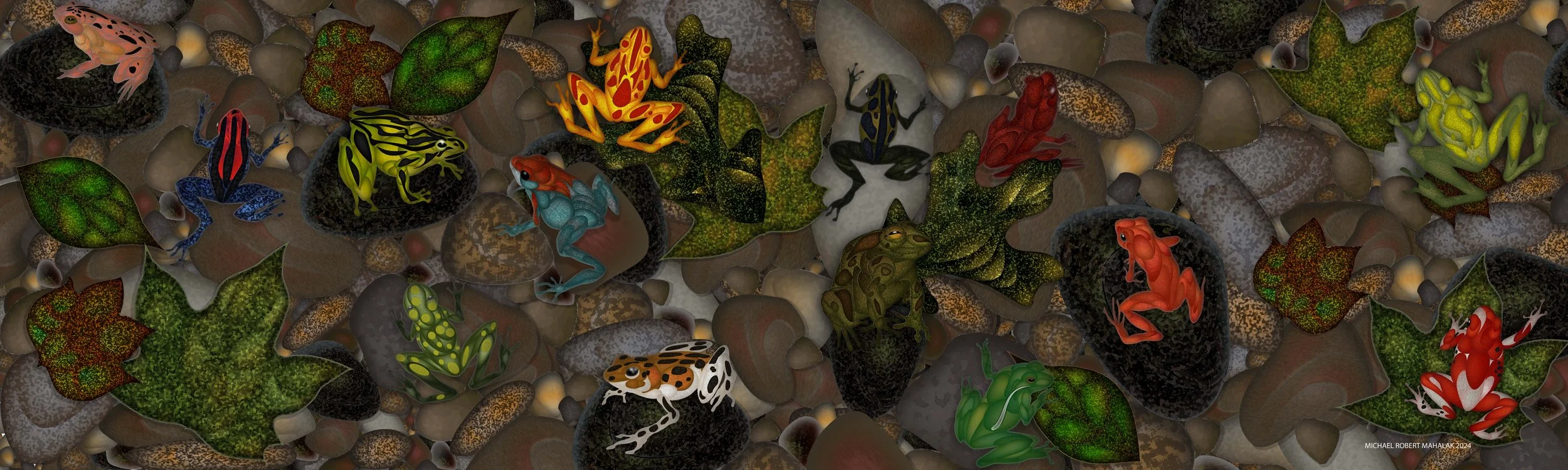 "After the Rain Storm", Digital, 50" x 19", 2024