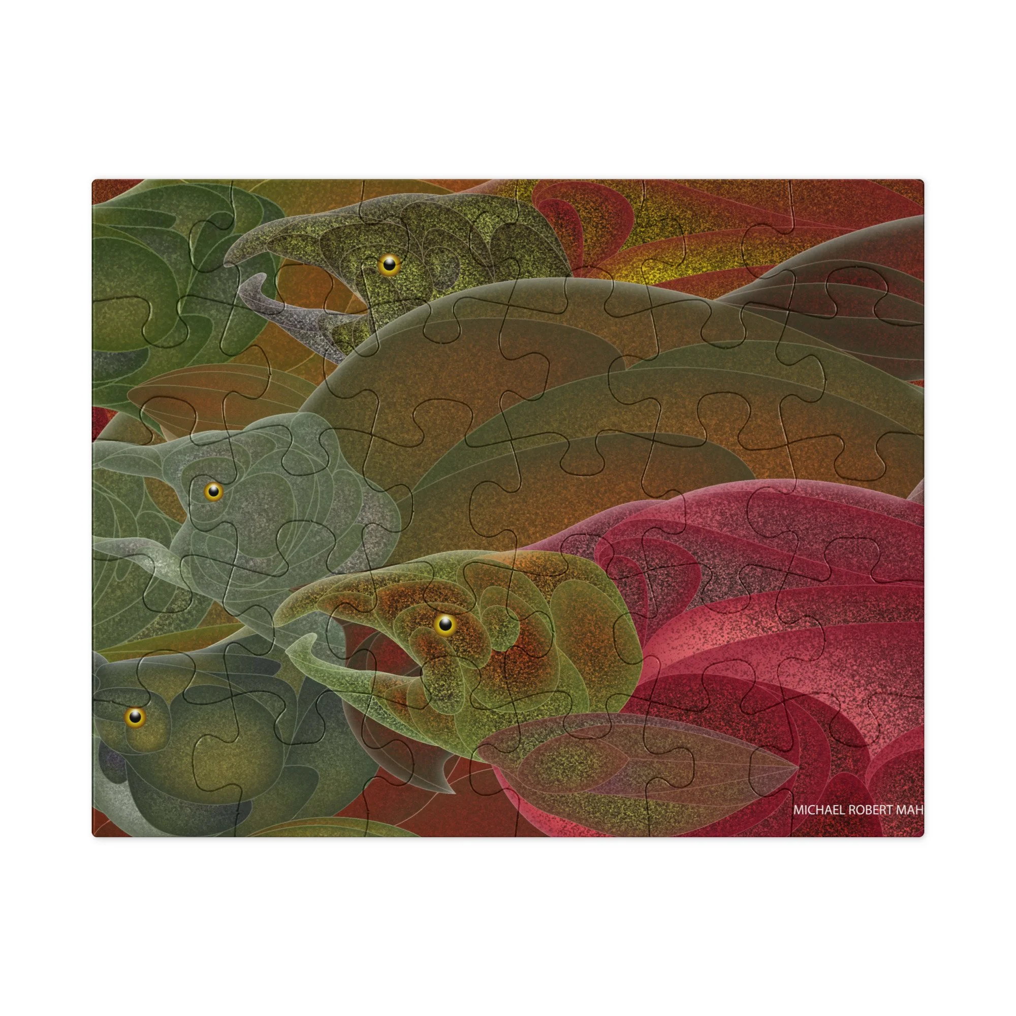 Salmon Run Jigsaw Puzzle