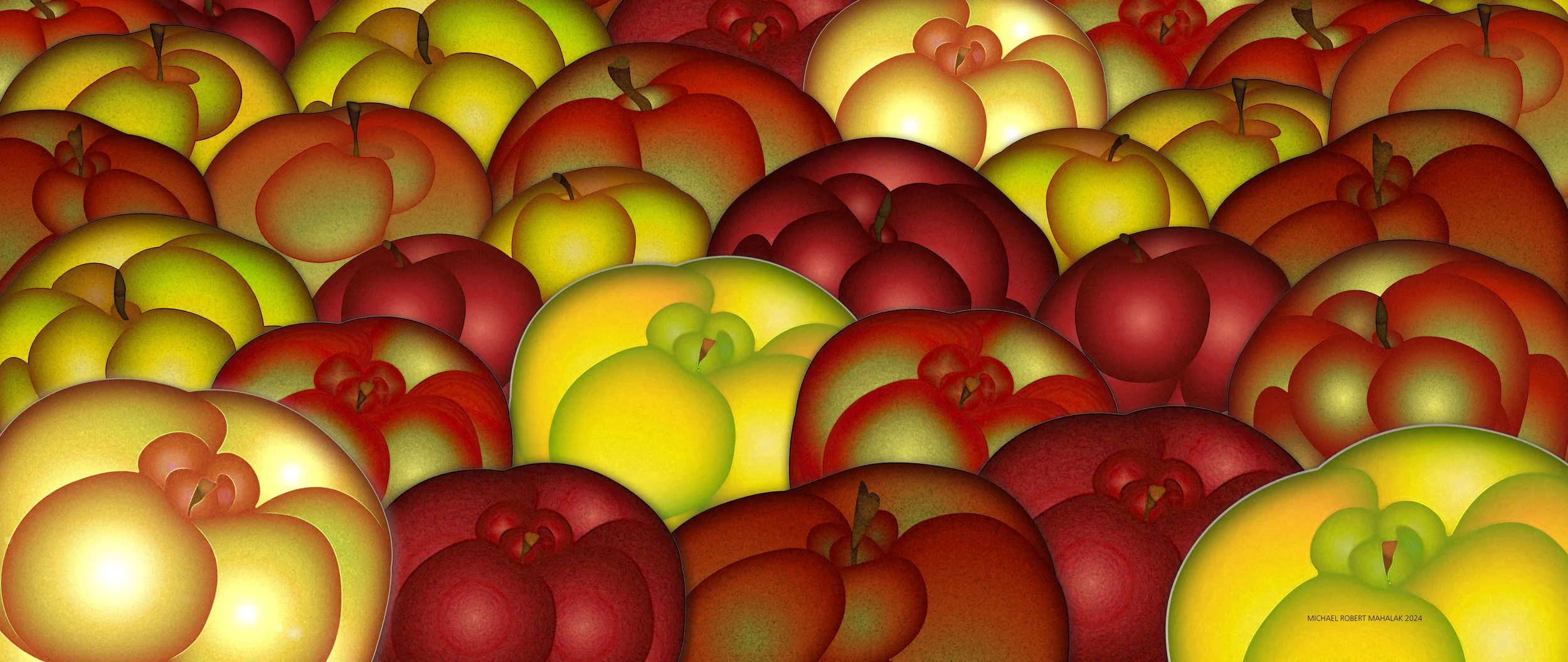 "Fresh Pick", Digital, 45" x 19", 2024