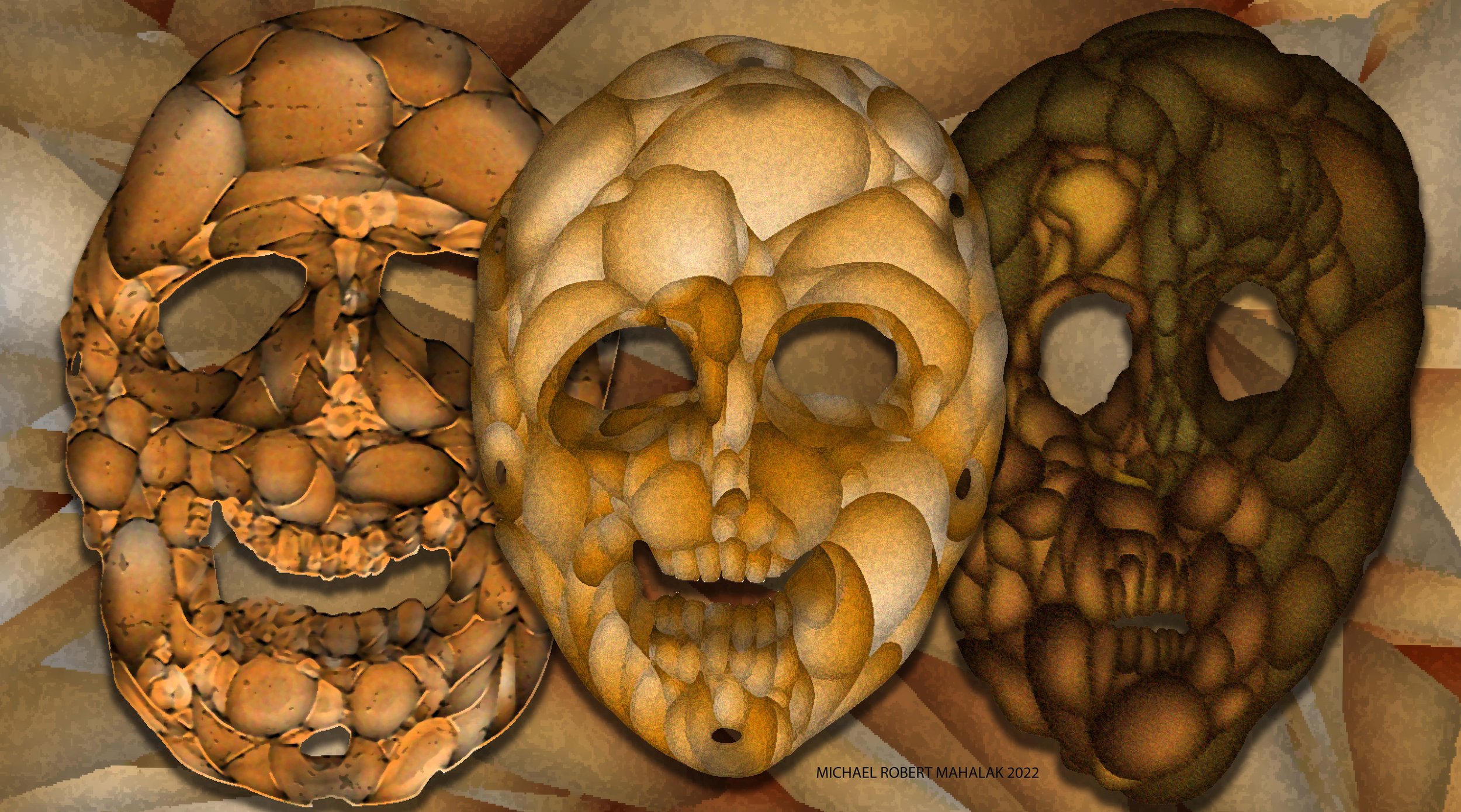 "Ancient Relics", Digital, 17.99" x 10", 2022
