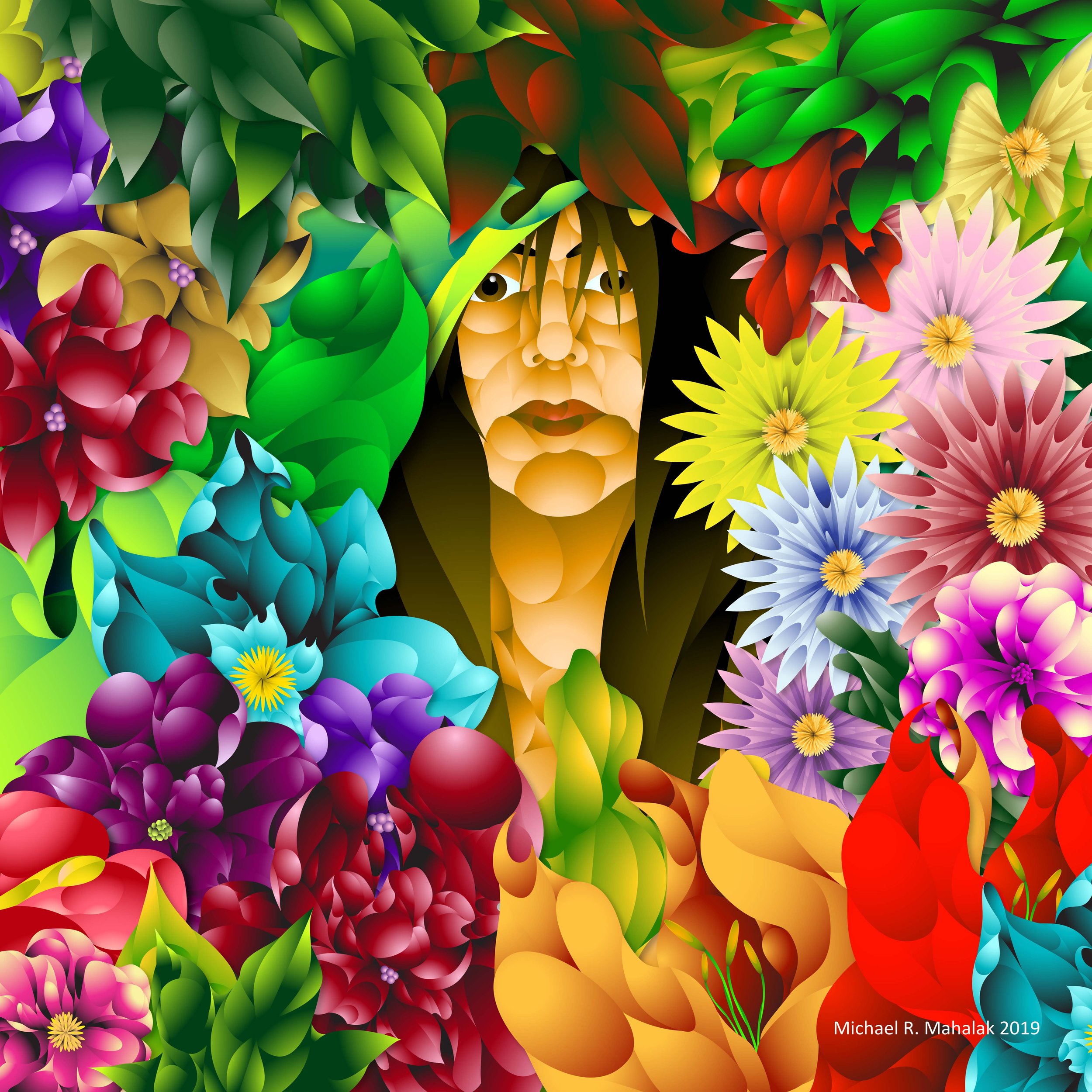 "Eve Hidden", Digital, 12 3/4" x 8 3/8", 2019