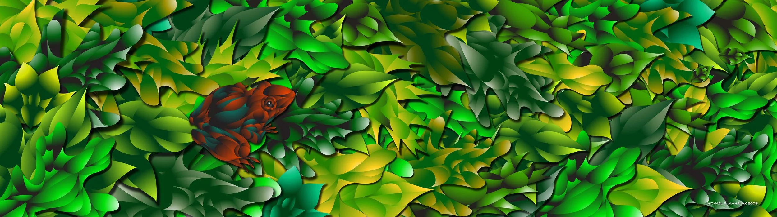 "Summer Days", Digital, 4 7/8" x 17 1/8", 2008