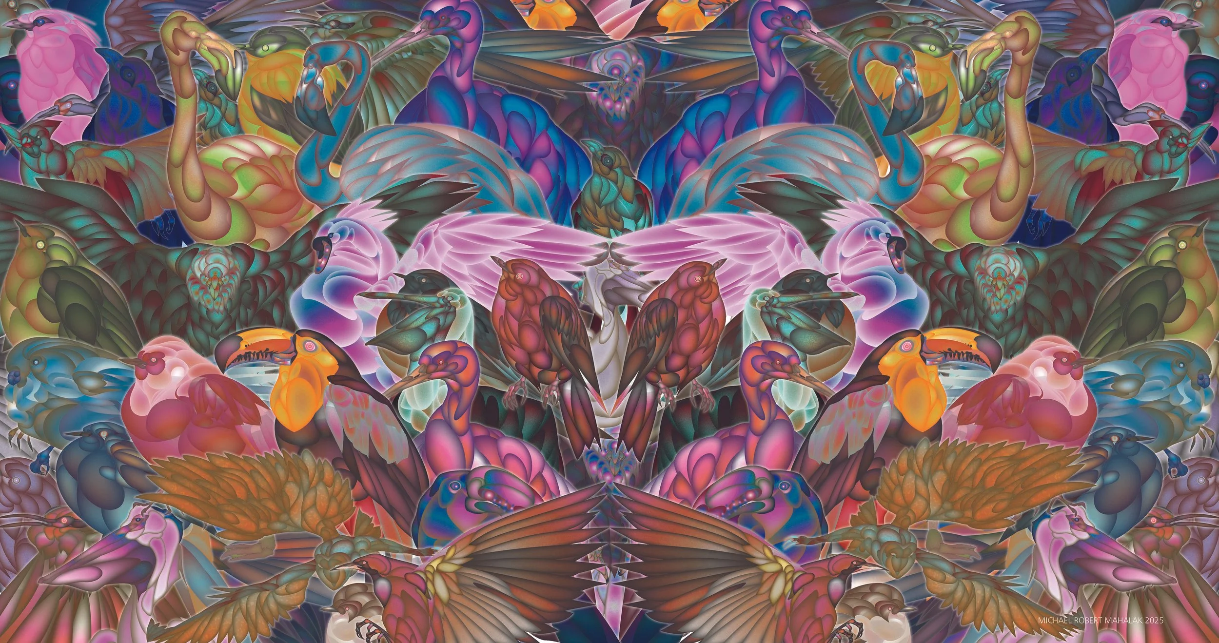 "Masters of the Skies"
Digital, 19" x 36 " , 2025