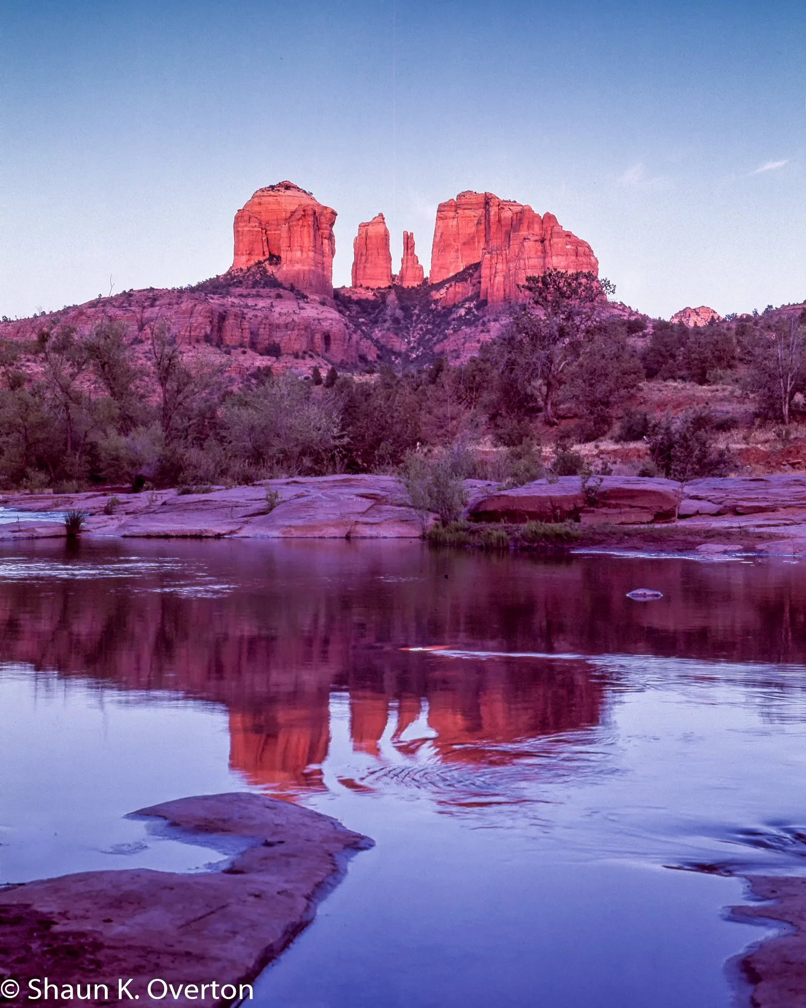 Cathedral Rock and Oak Creek, Sedona, AZ